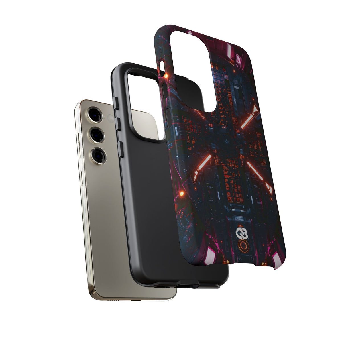 Cybernetic Reactor Core · Tough Phone Case for Samsung · Black