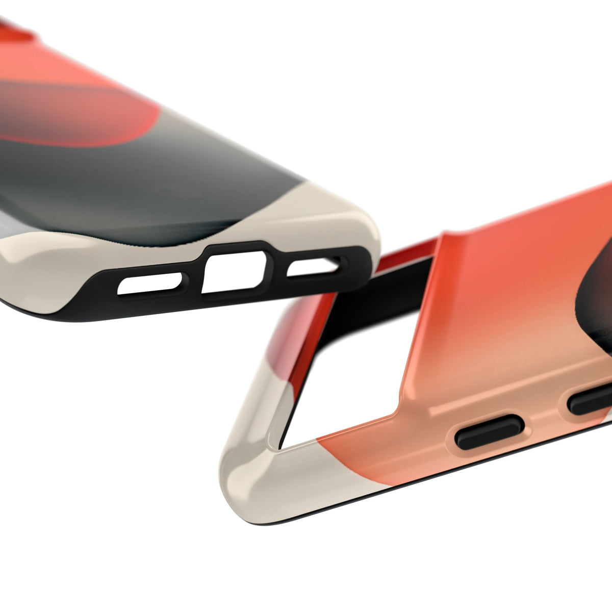 Translucent Crimson Form · Tough Phone Case for Pixel · Red