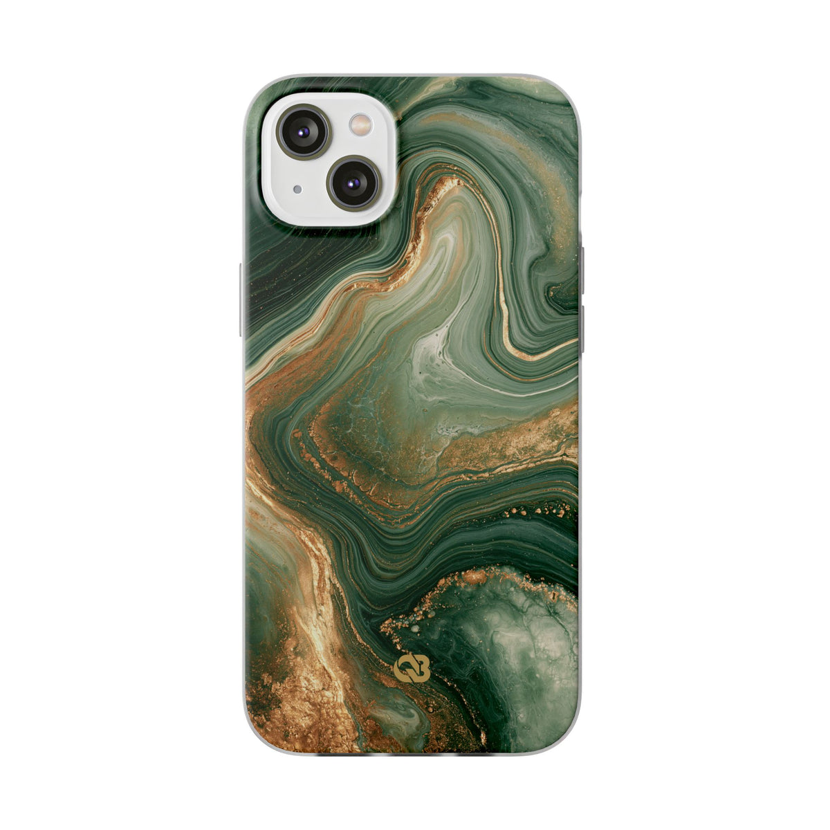 Jade Suminagashi · Lite Phone Case for iPhone · Green