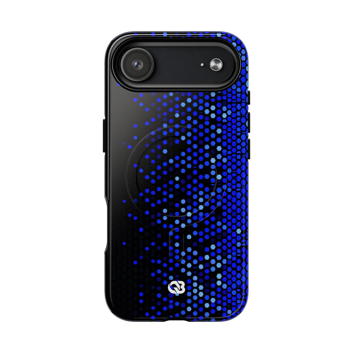 Cobalt Hex Dispersion · Tough 2.0 Magnetic Phone Case for iPhone · Blue