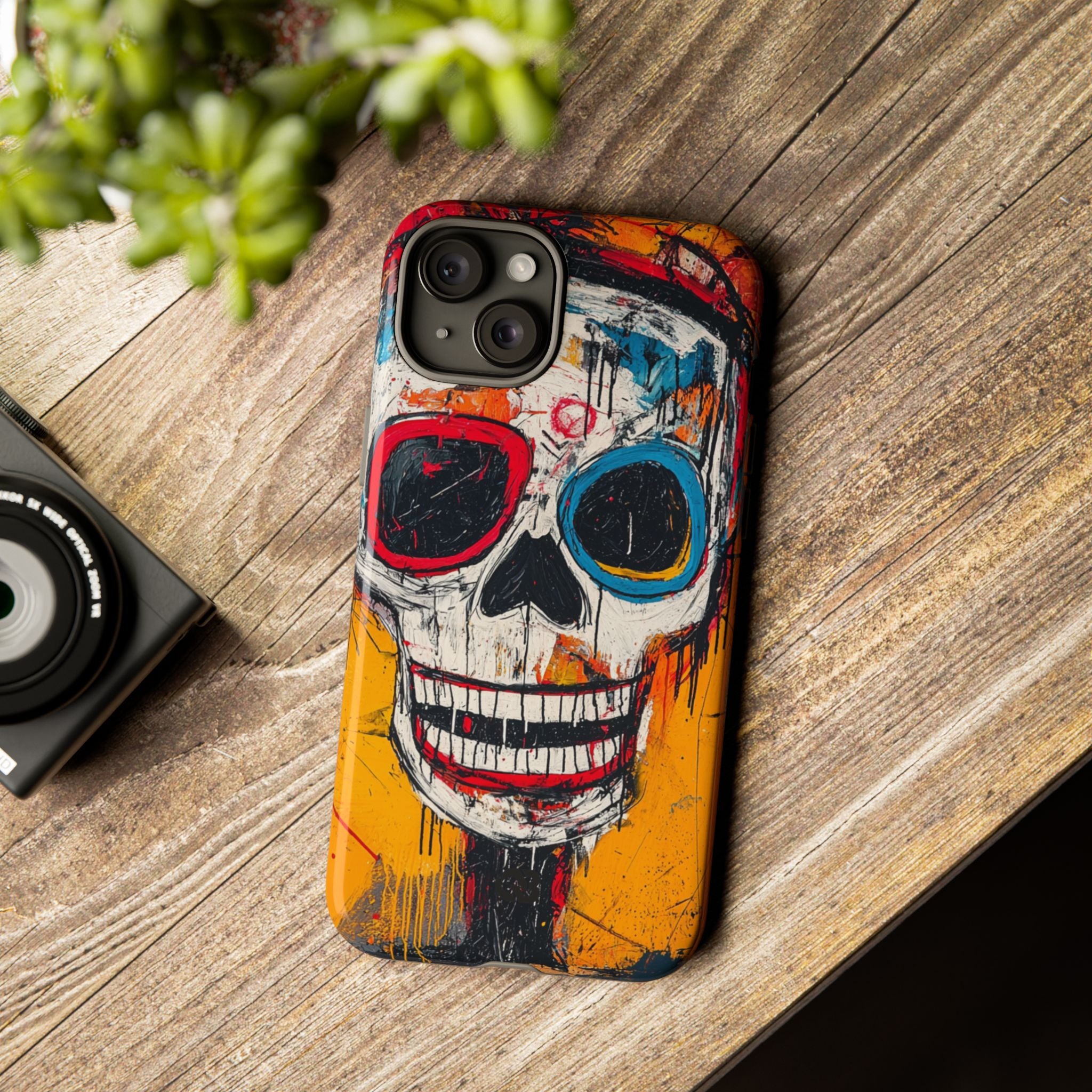 Vivid Graffiti Skull · Tough Phone Case for iPhone