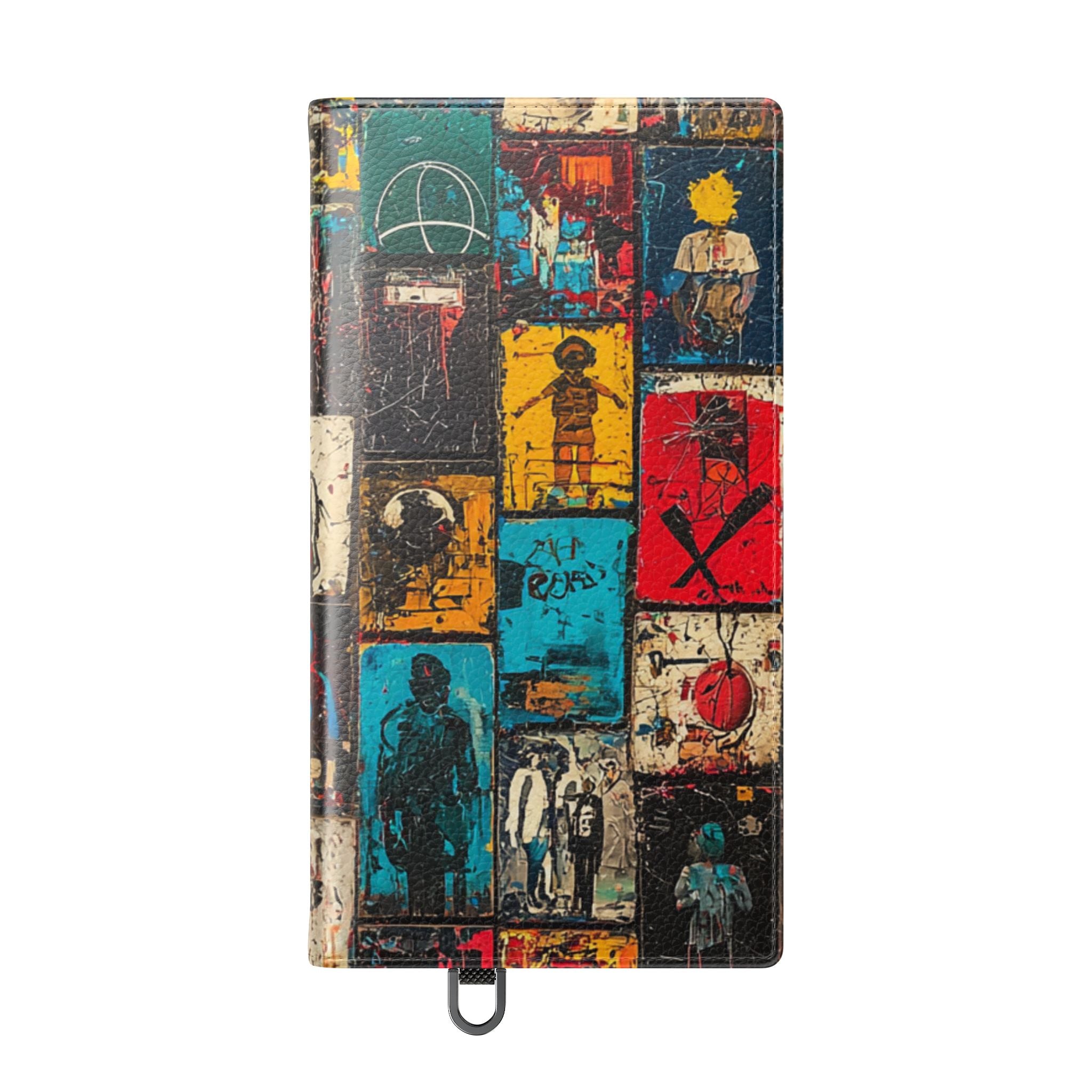 Portrait Grid Crimson - Samsung S24 Ultra Case - Wallet