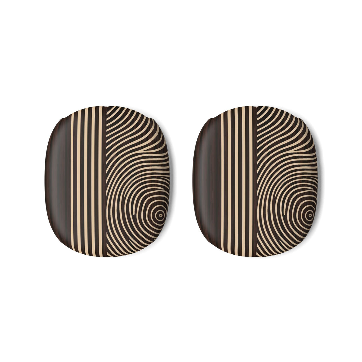 Timber Ring Contour · Hard Case for AirPods Max · Brown