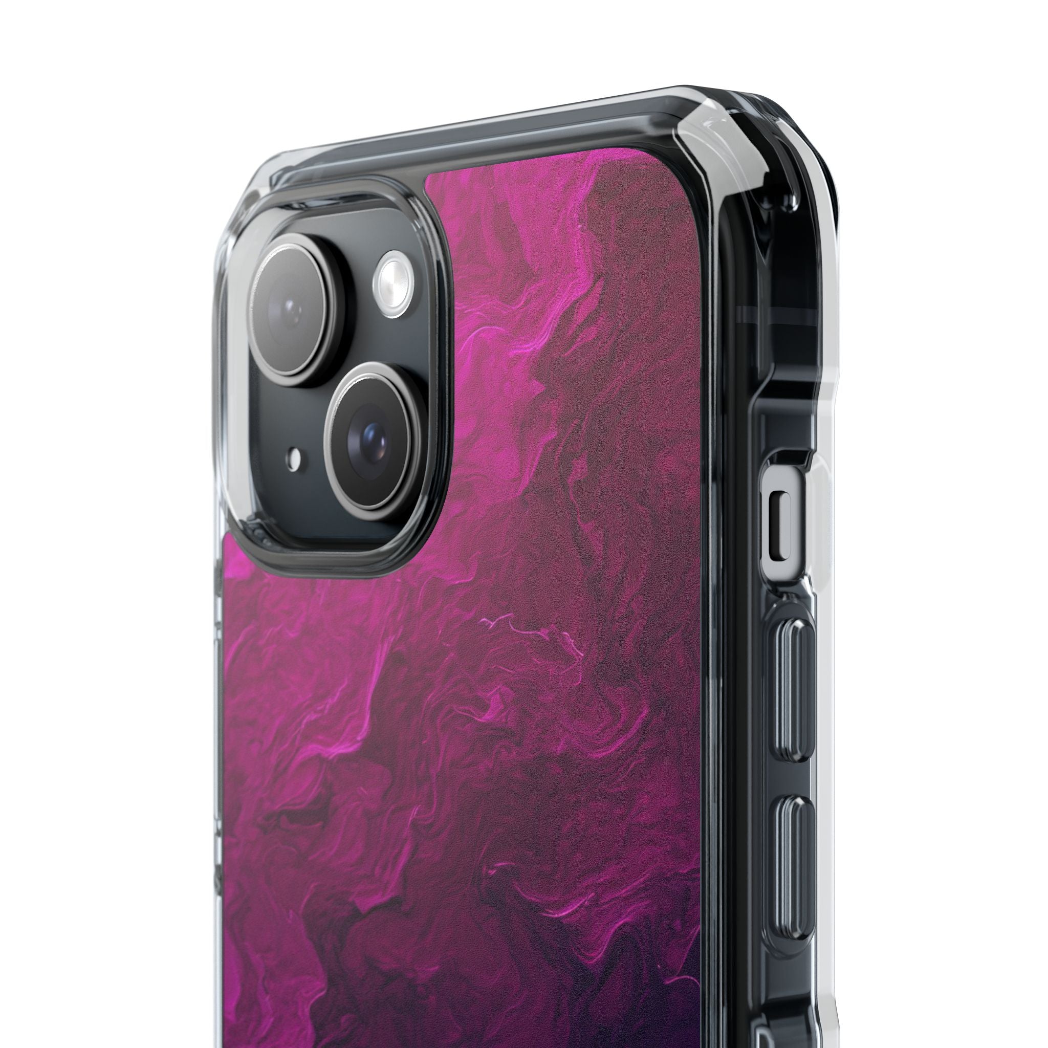Marbled Swirl Purple iPhone 15 Case - Impact