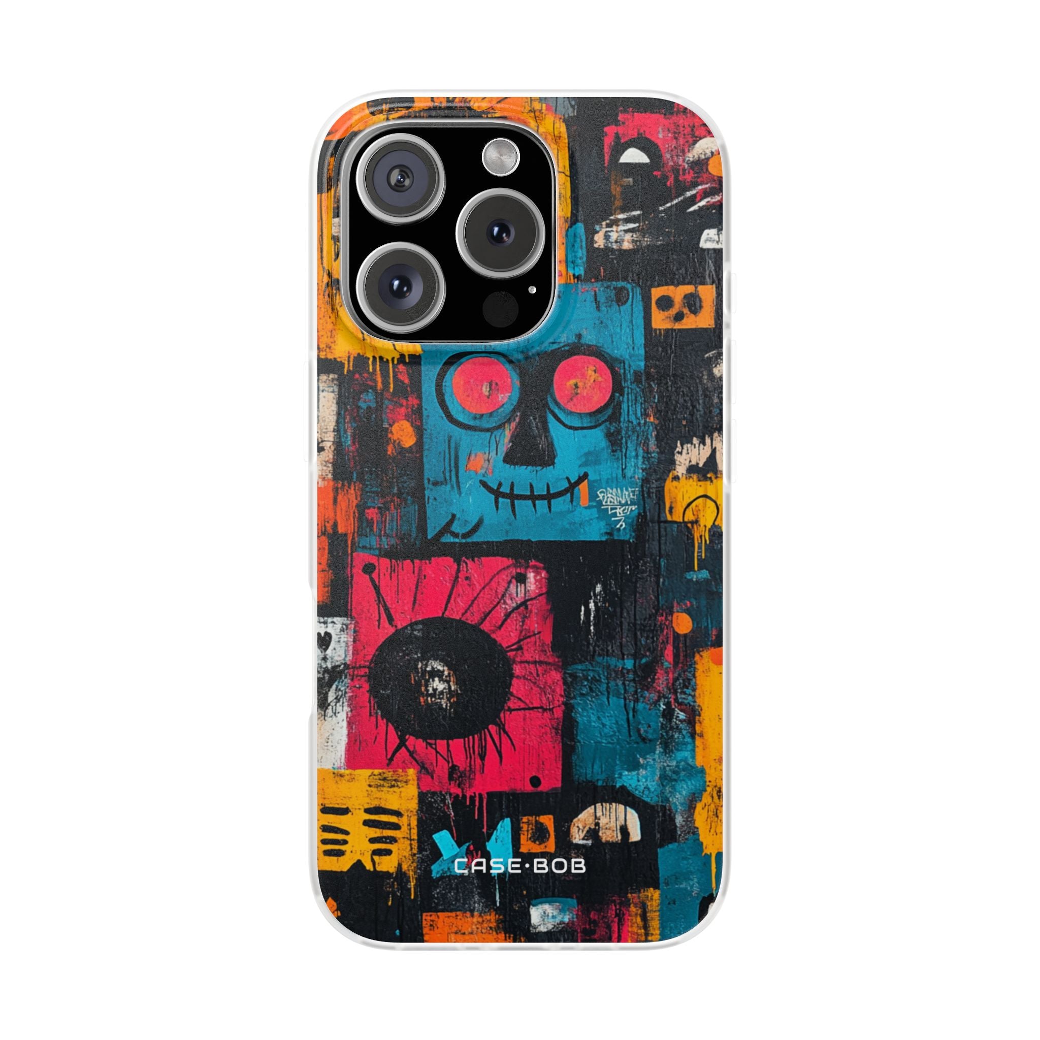 Blue Stitch Smile iPhone 16 Pro Case - Soft