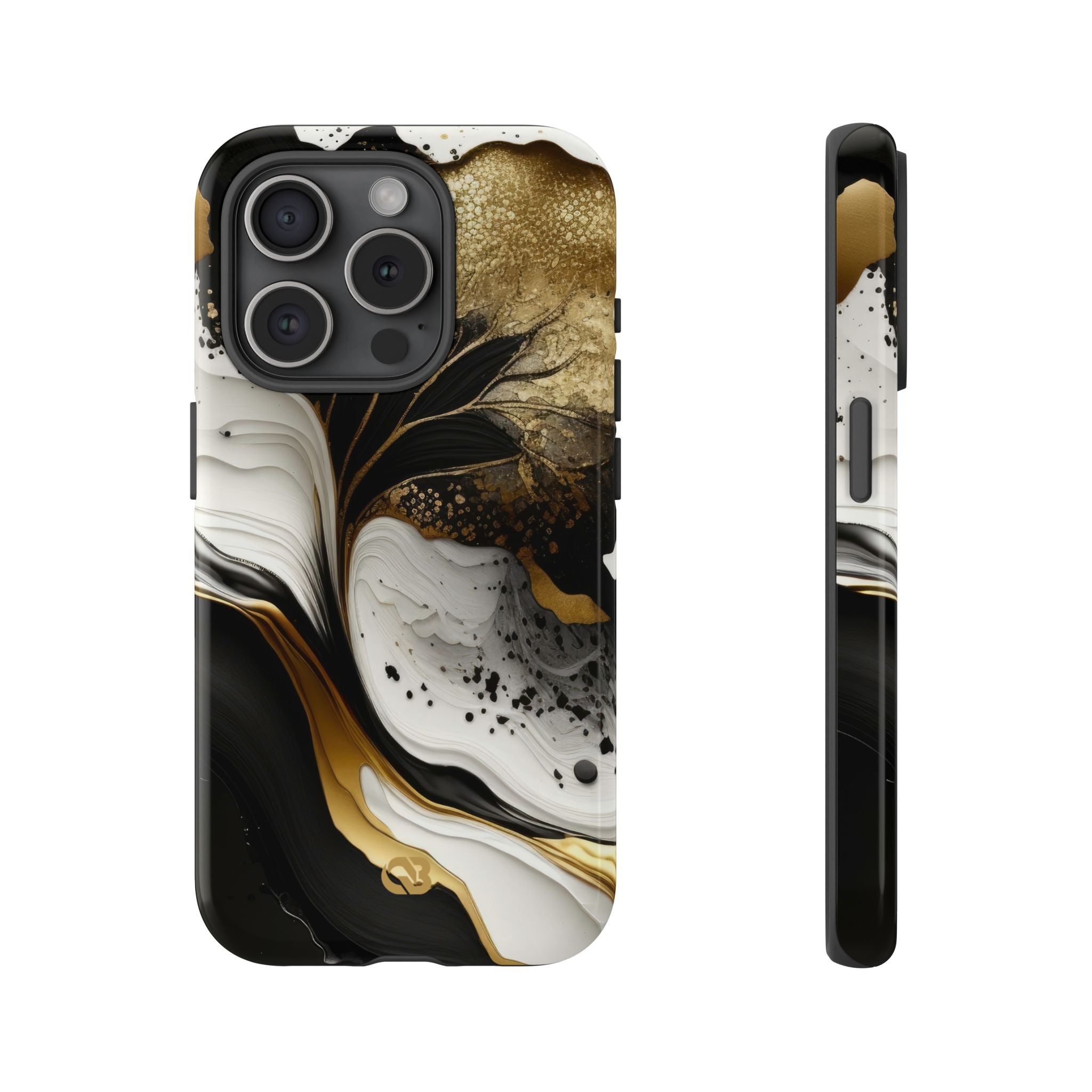 Molten Onyx Gold · Tough Etui na telefon dla iPhone