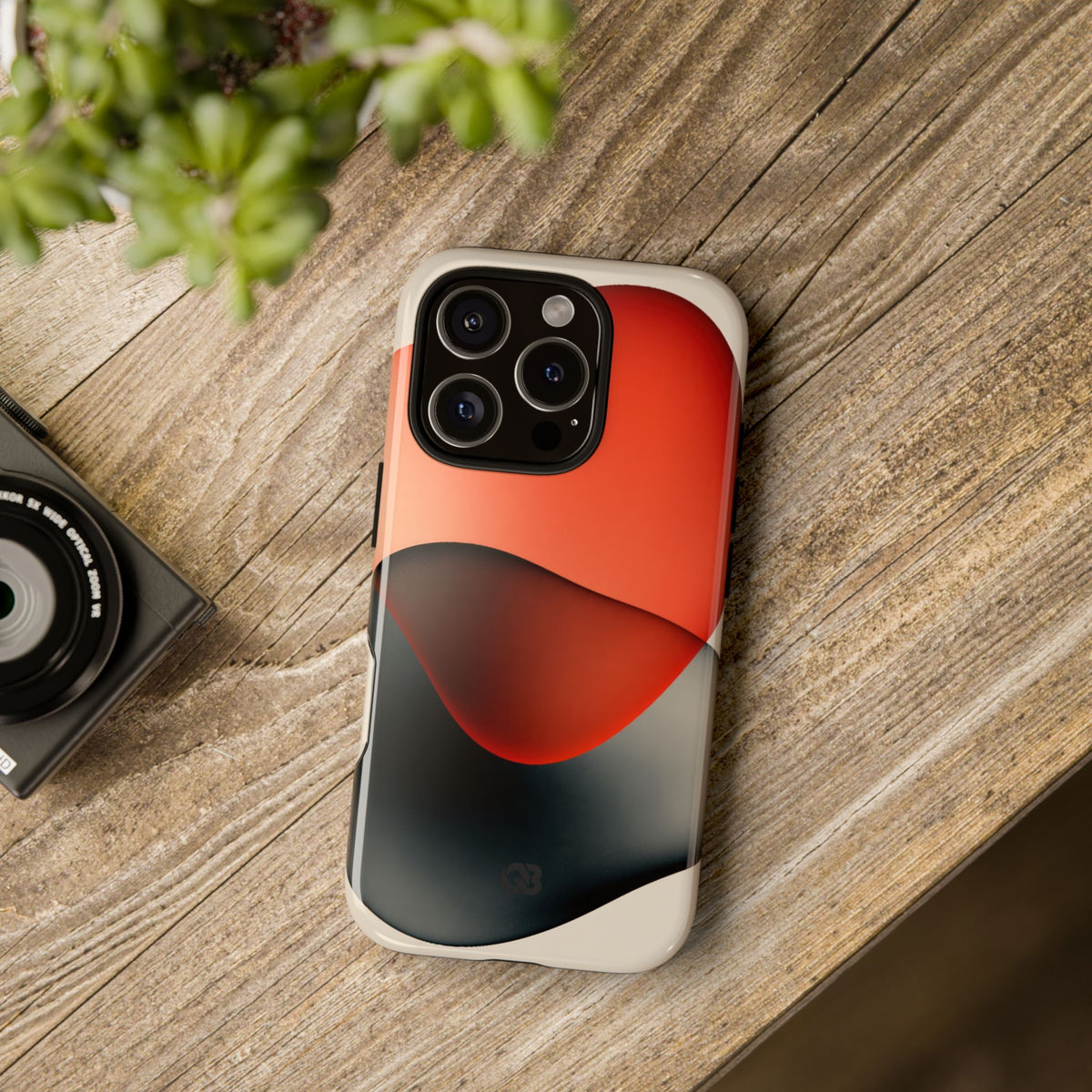 Translucent Crimson Form · Tough Phone Case for iPhone · Red