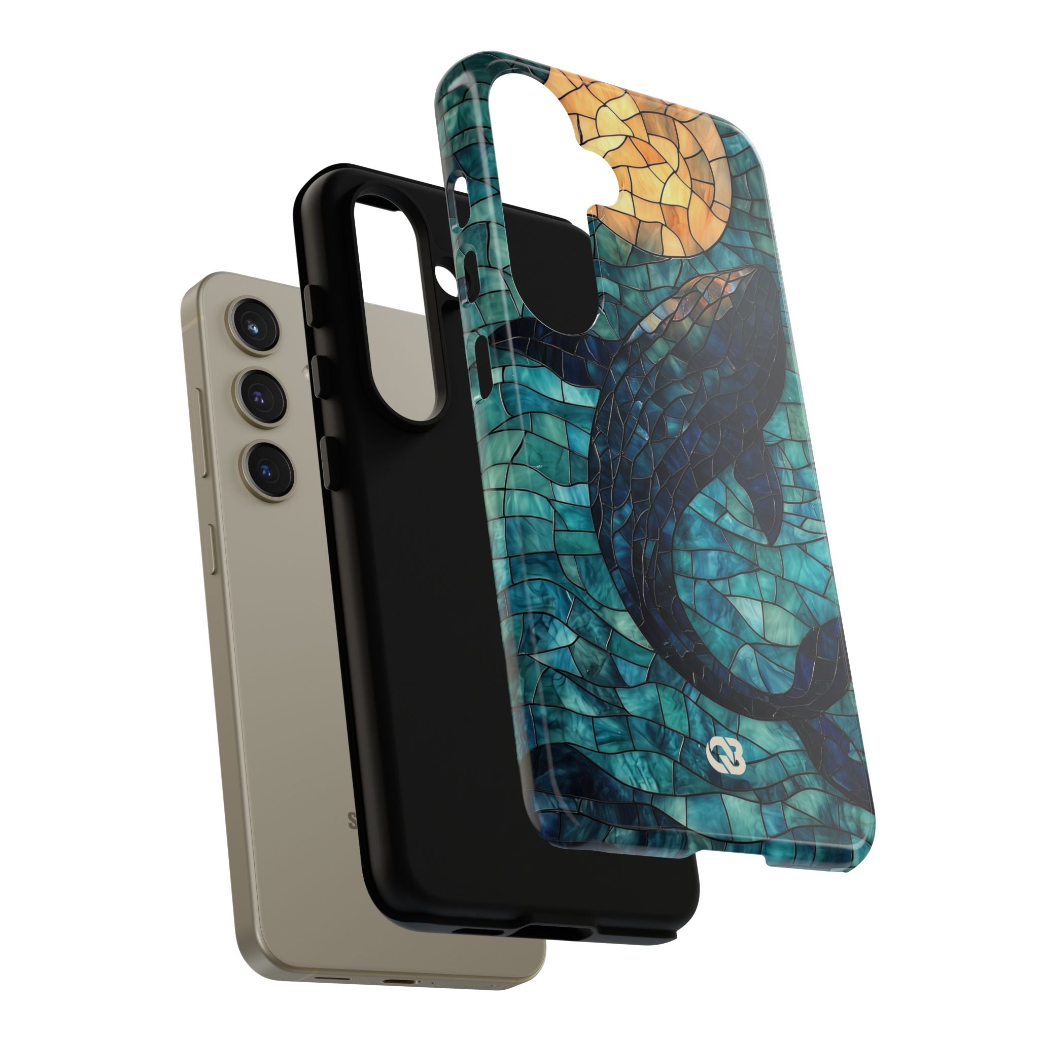 Stained Moon Whale · Tough Coque de téléphone pour Samsung