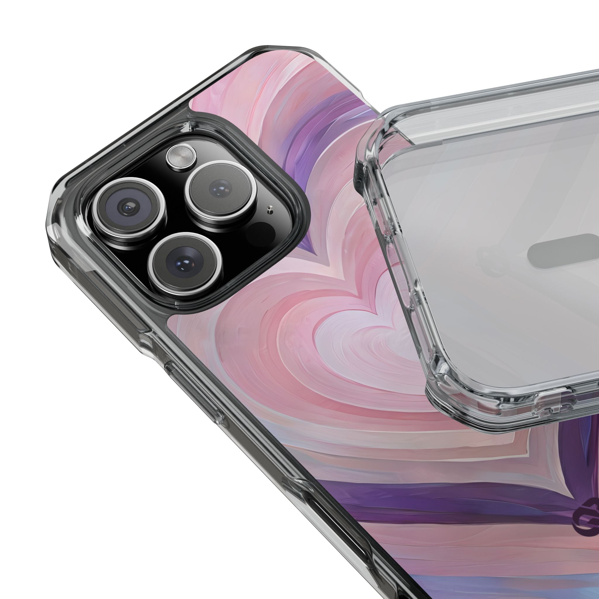 Lavender Pulse Hearts · Impact Magsafe