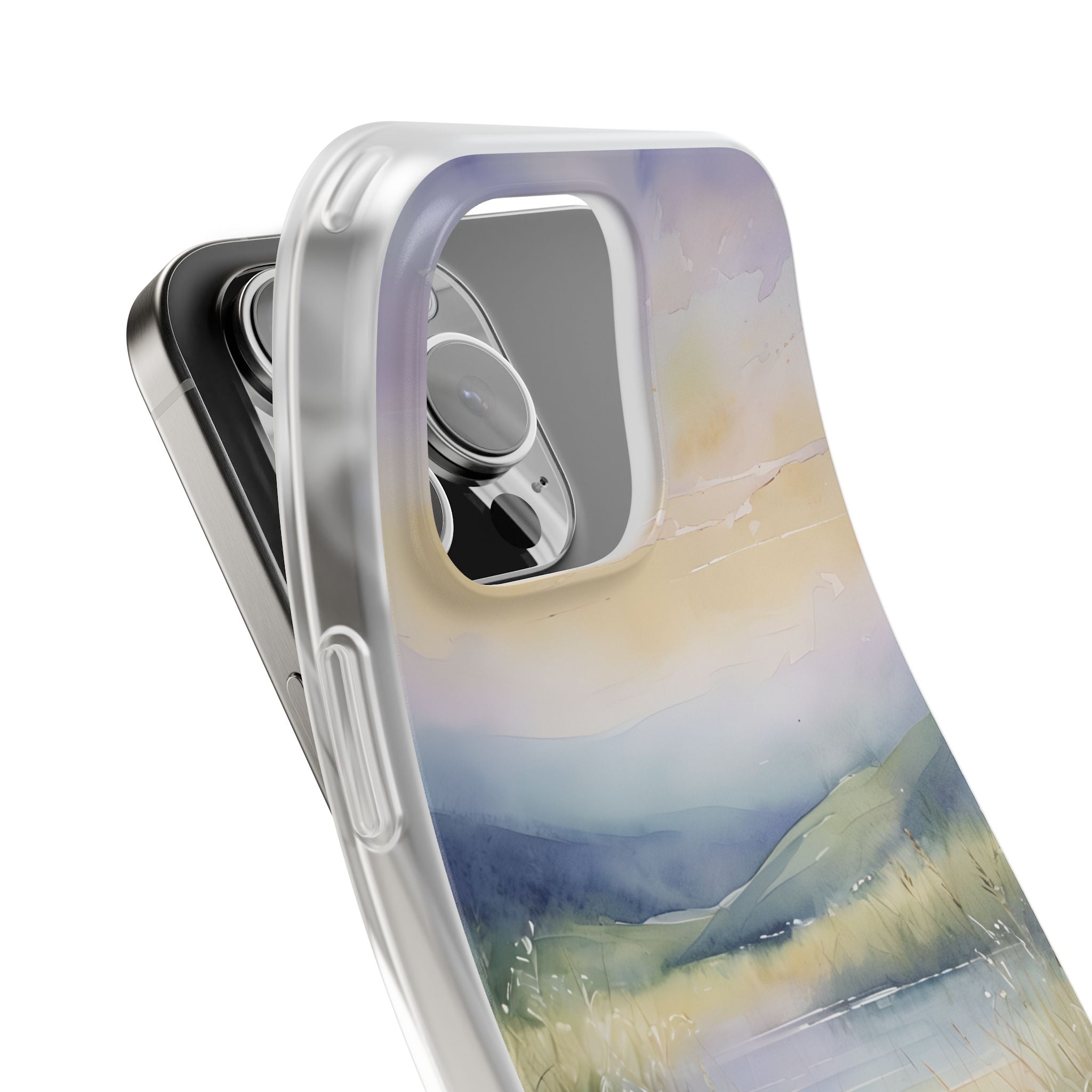 Pastel Shore Drift · Soft Case na iPhone