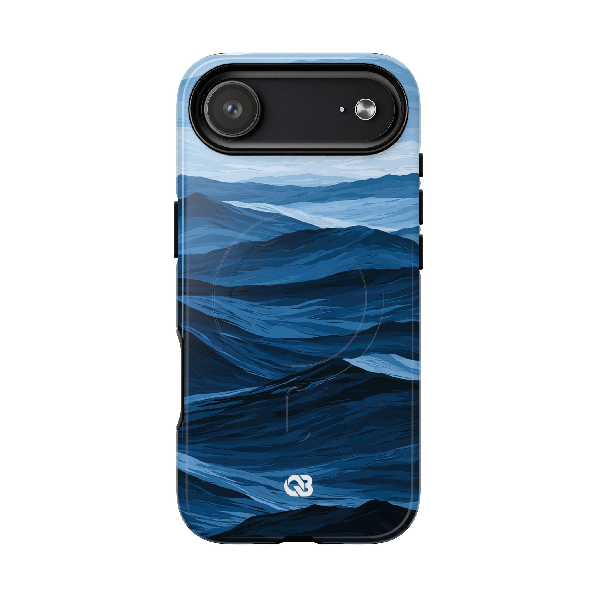 Blue Tough 2.0 Magsafe Phone Case for iPhone - Cobalt Ridge Tides