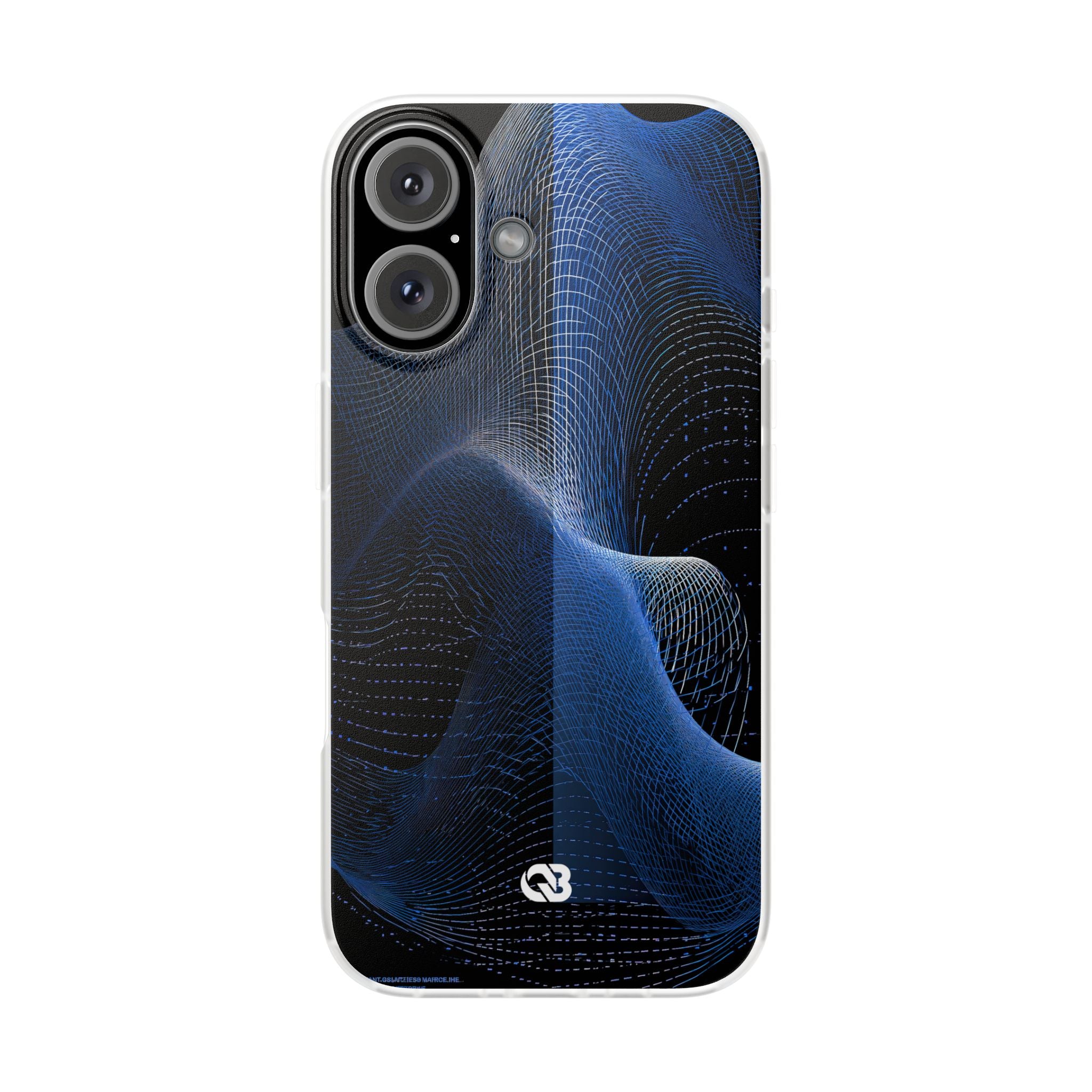 Blue Lite Phone Case for iPhone - Electric Blue Flux