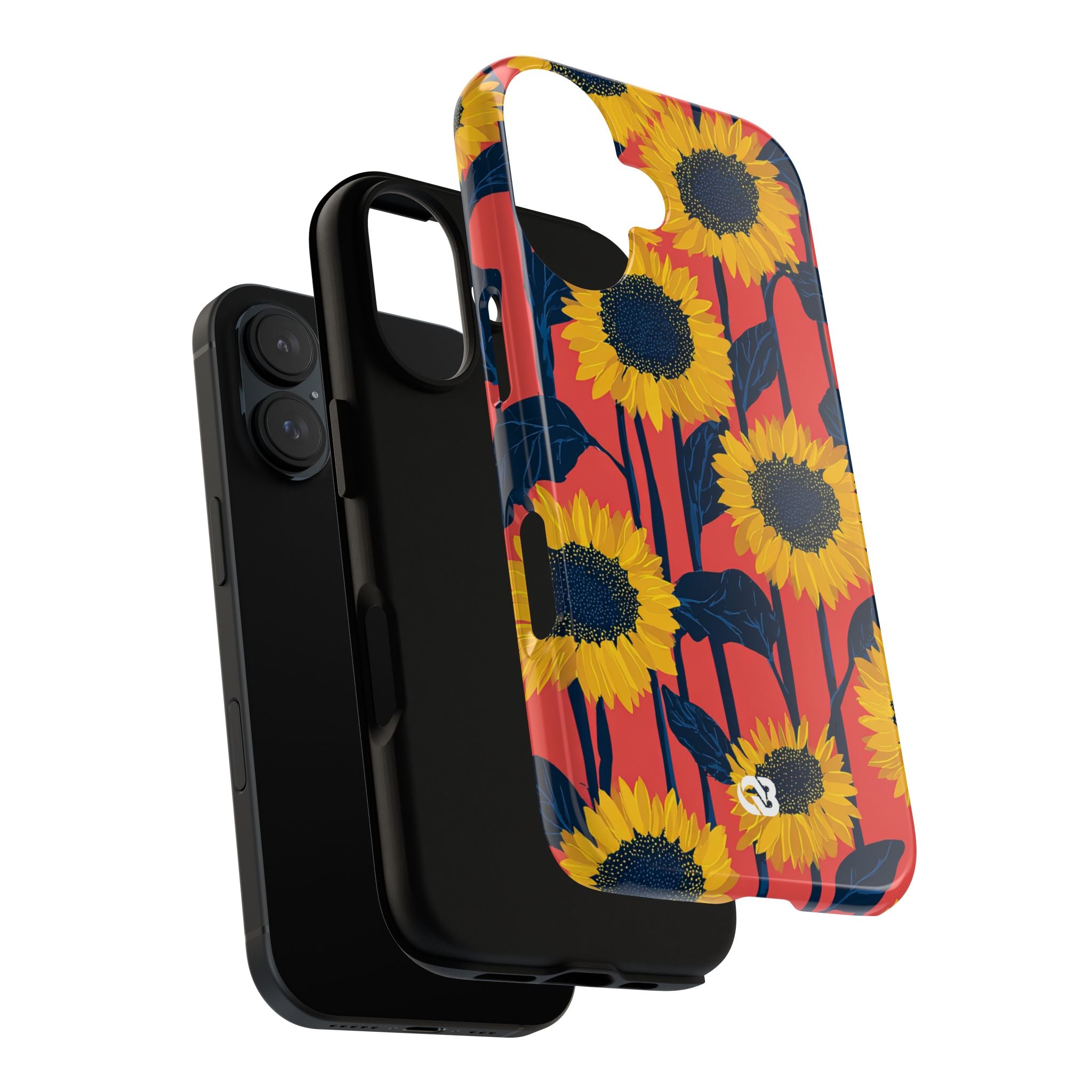 Solar Navy Bloom · Tough Phone Case for iPhone