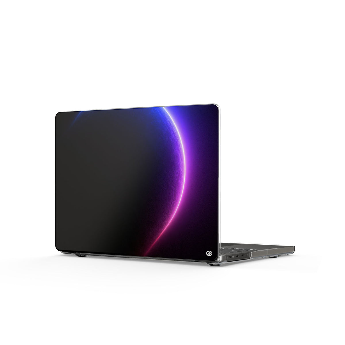 Luminous Eclipse · Clear Hard Case for MacBook · Black