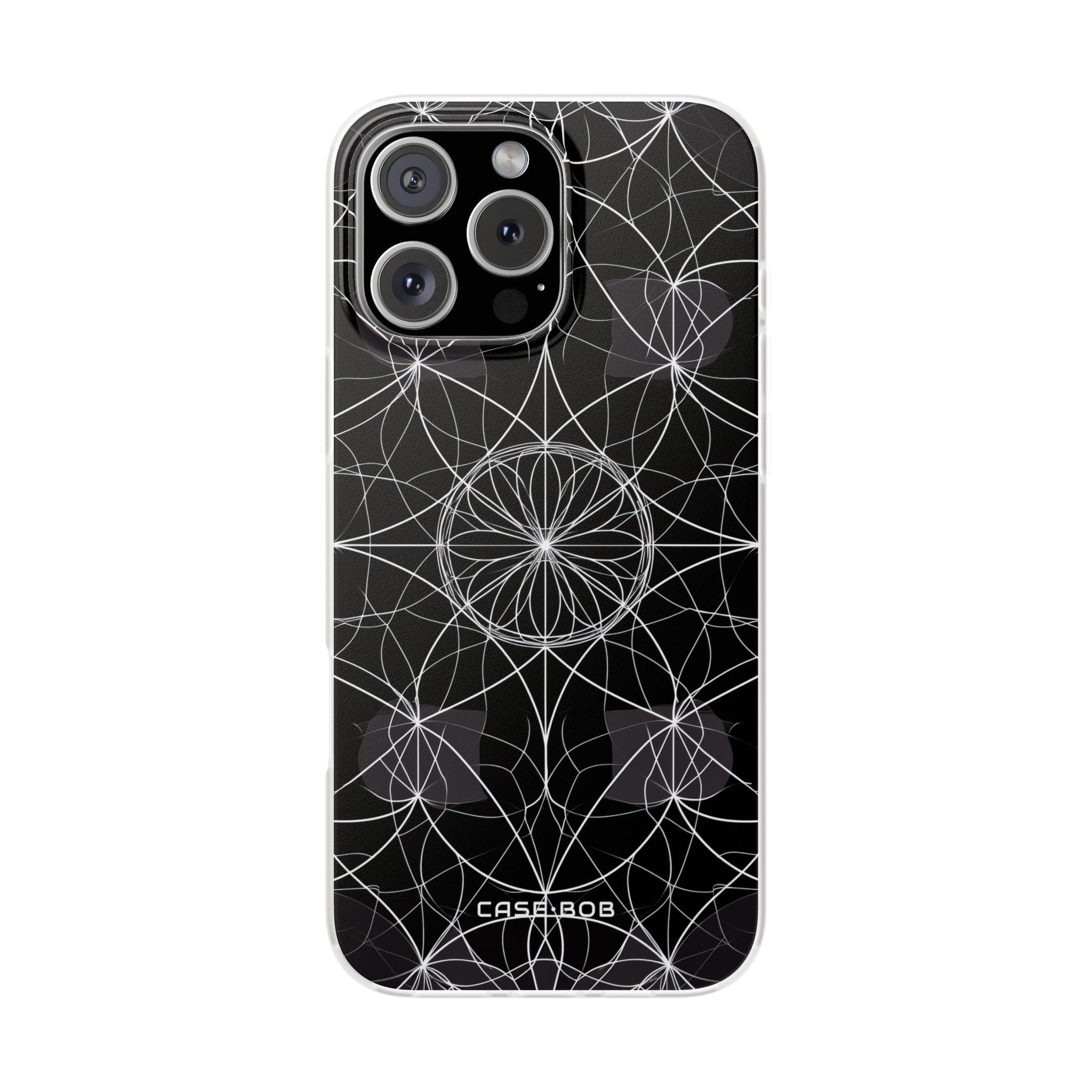 Strahlender Blütenblatt-Orbit iPhone 16 Pro Max Case - Soft