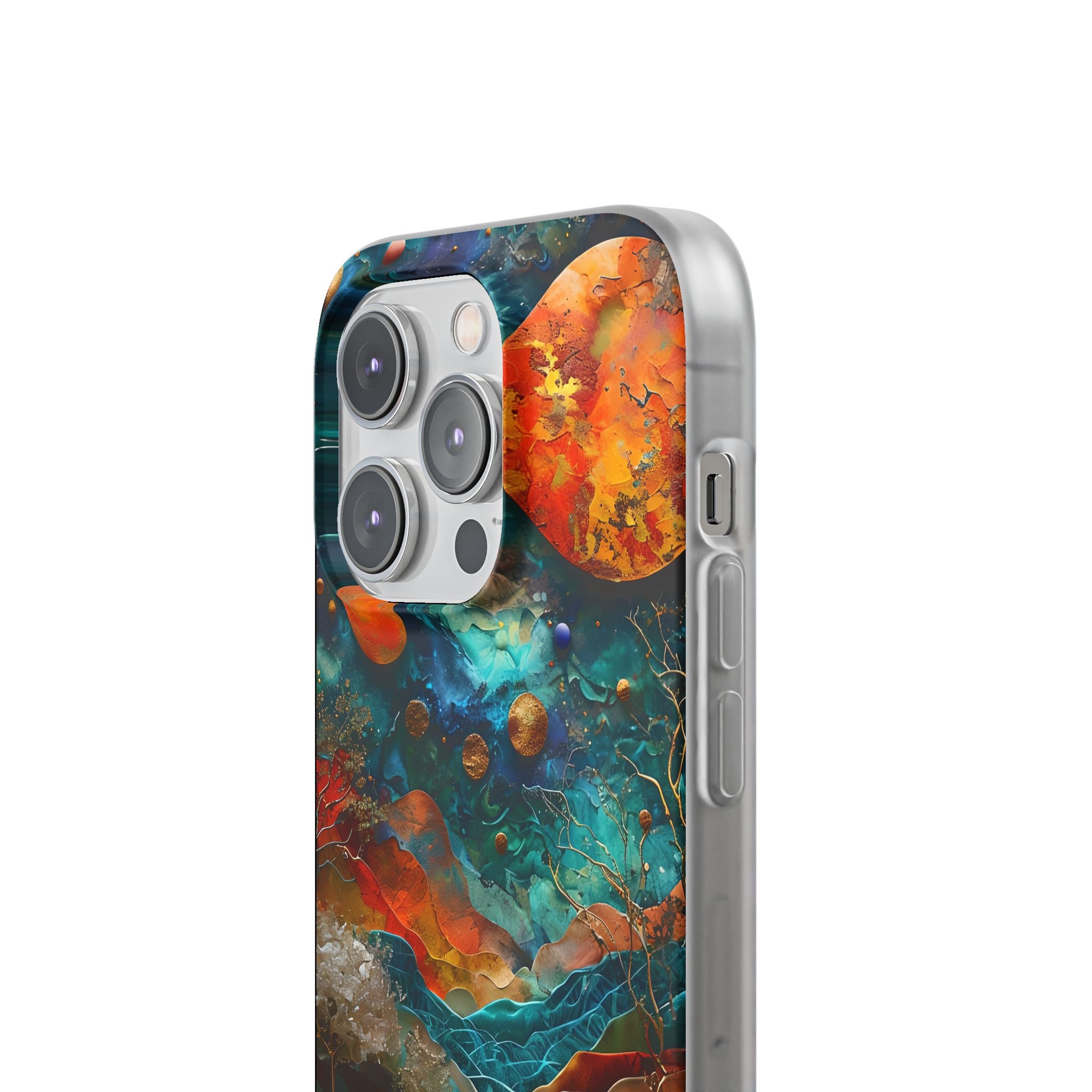 Copper Horizon Drift · Soft Mobilskal för iPhone