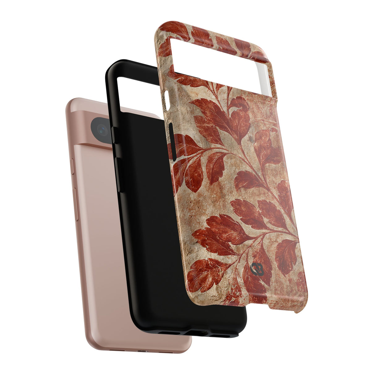 Terracotta Botanical Fresco · Tough Phone Case for Pixel · Red