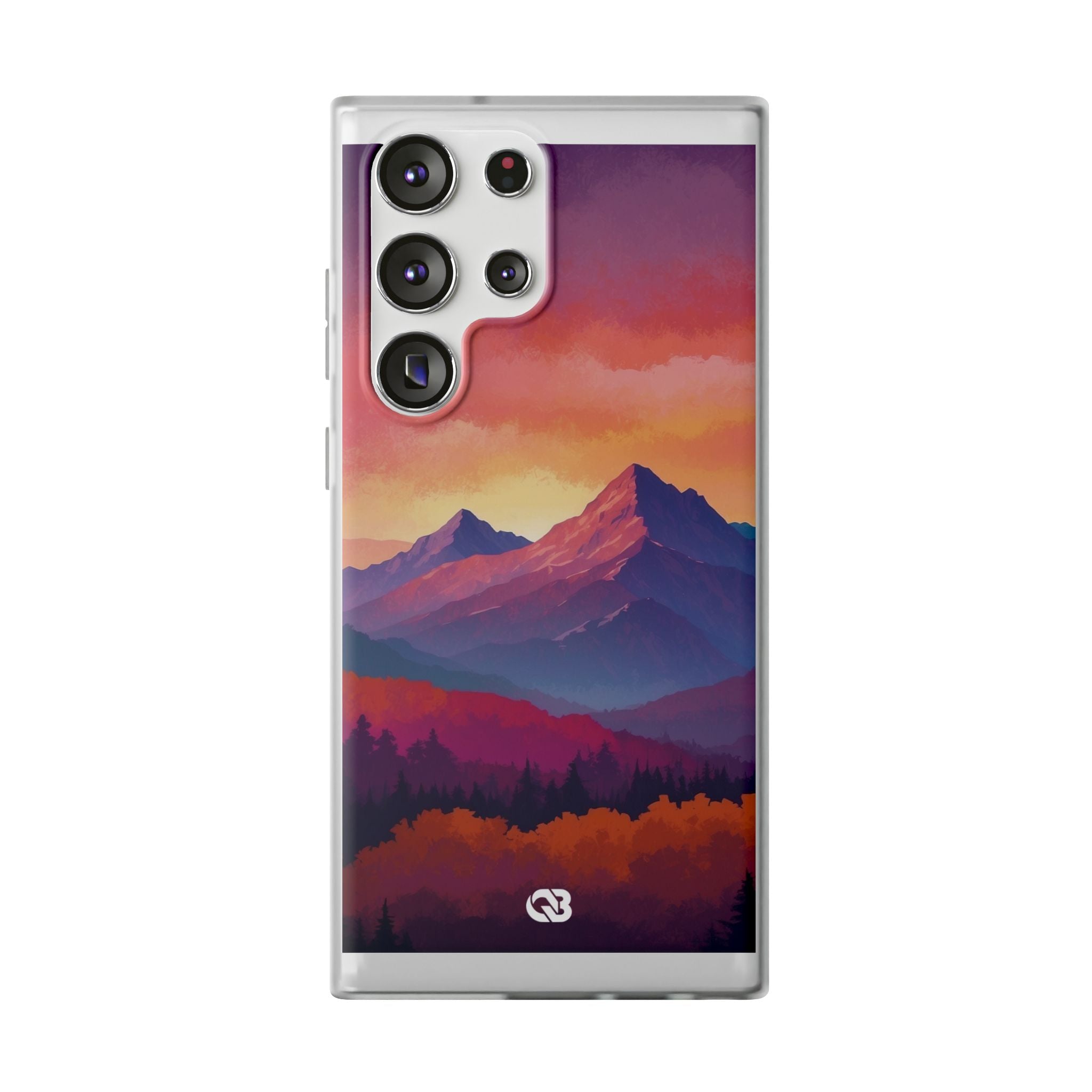 Crimson Mountain Dusk · Soft Handyhülle für Samsung