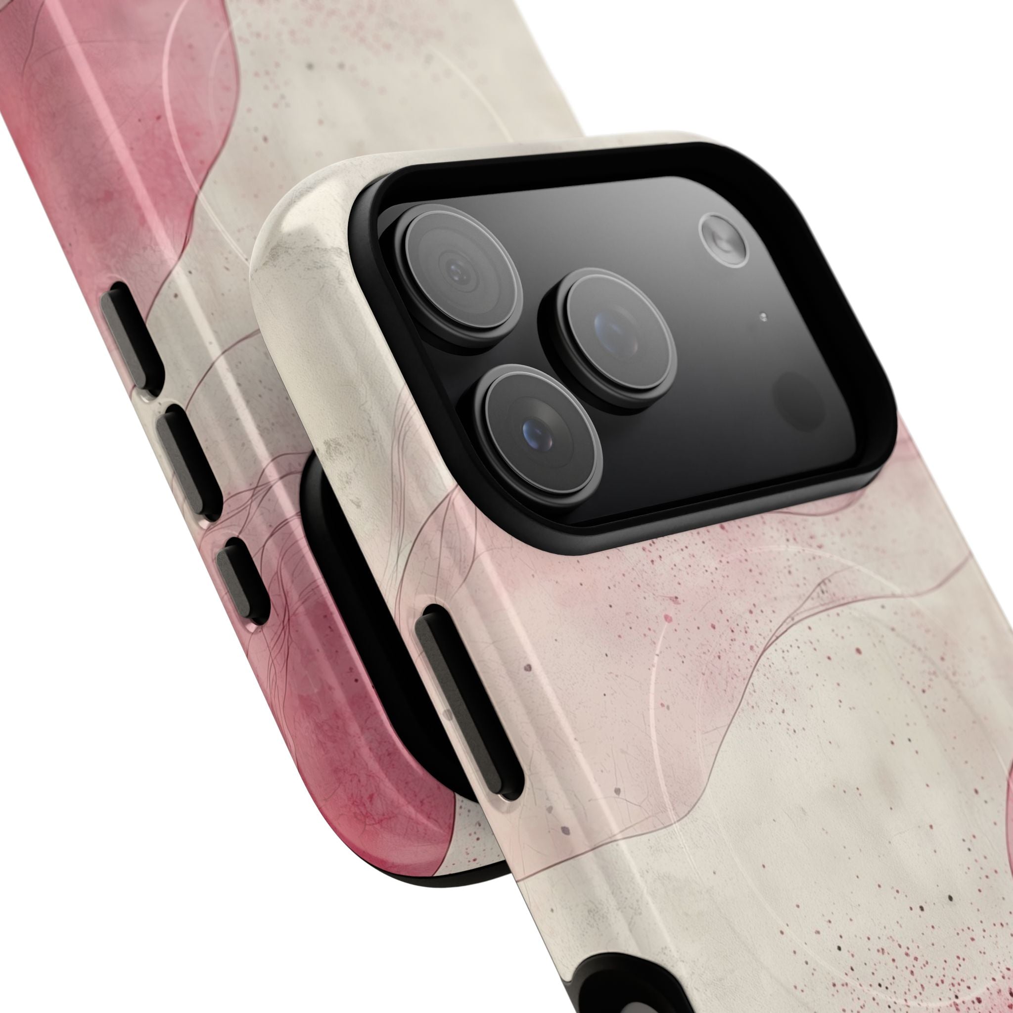 Crimson Waves iPhone 17 Pro Case - Tough+ - CASE•BOB