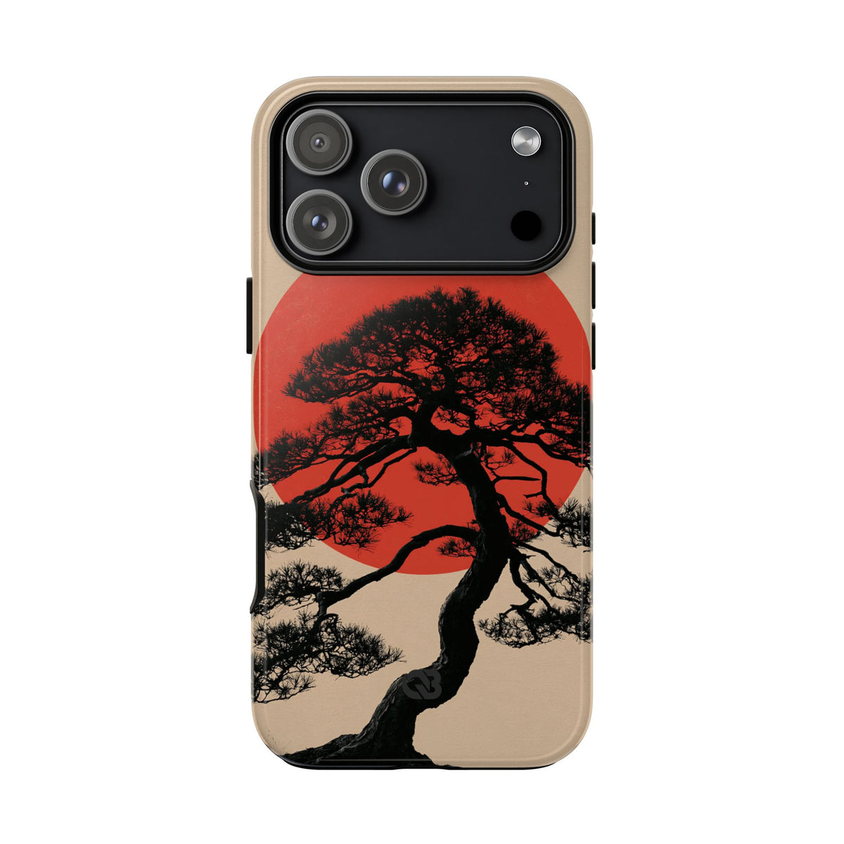 Crimson Pine Solitude · Tough Phone Case for iPhone · Beige