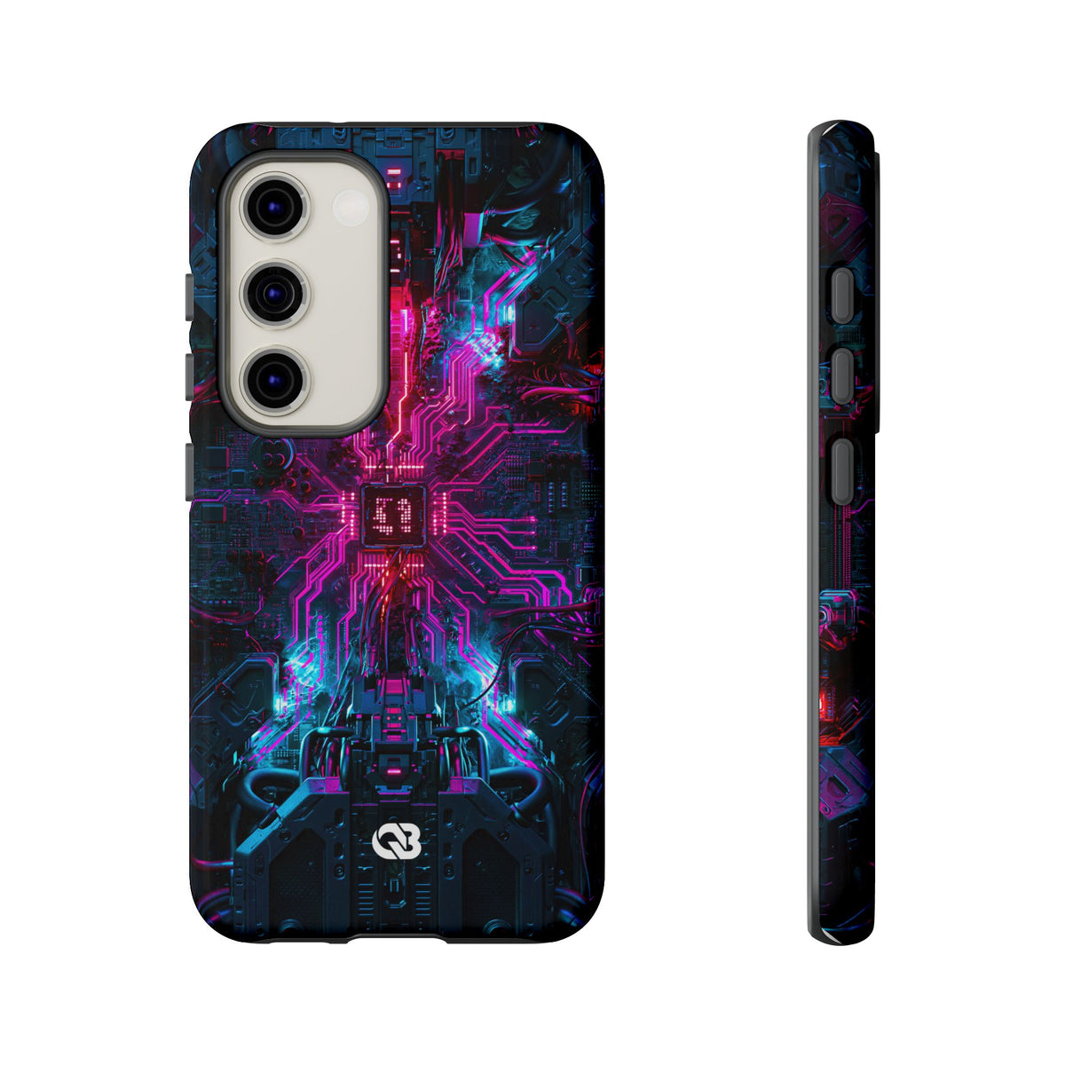 Neural Circuit Core · Tough Phone Case for Samsung · Black