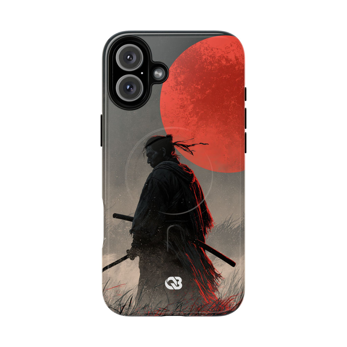 Crimson Moon Ronin · Tough 2.0 Magnetic Phone Case for iPhone · Black