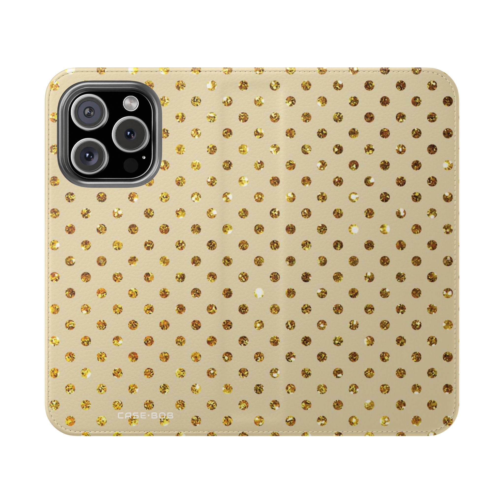 Golden Sparkle - iPhone 16 Pro Case - Wallet