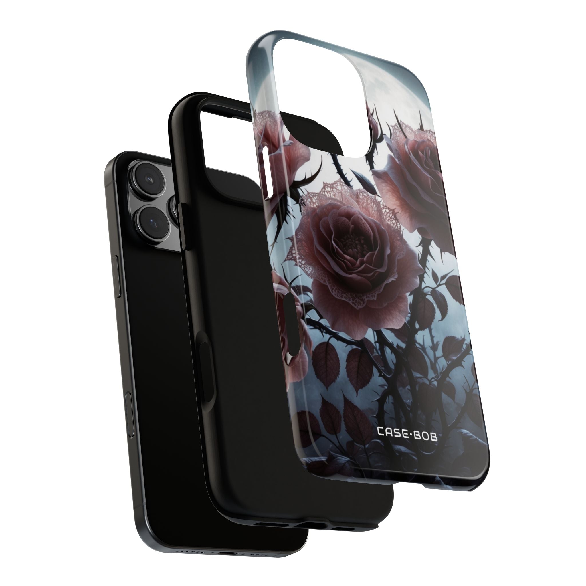 Luminous Rose Thorns iPhone 16 Pro Max Skal - Tough