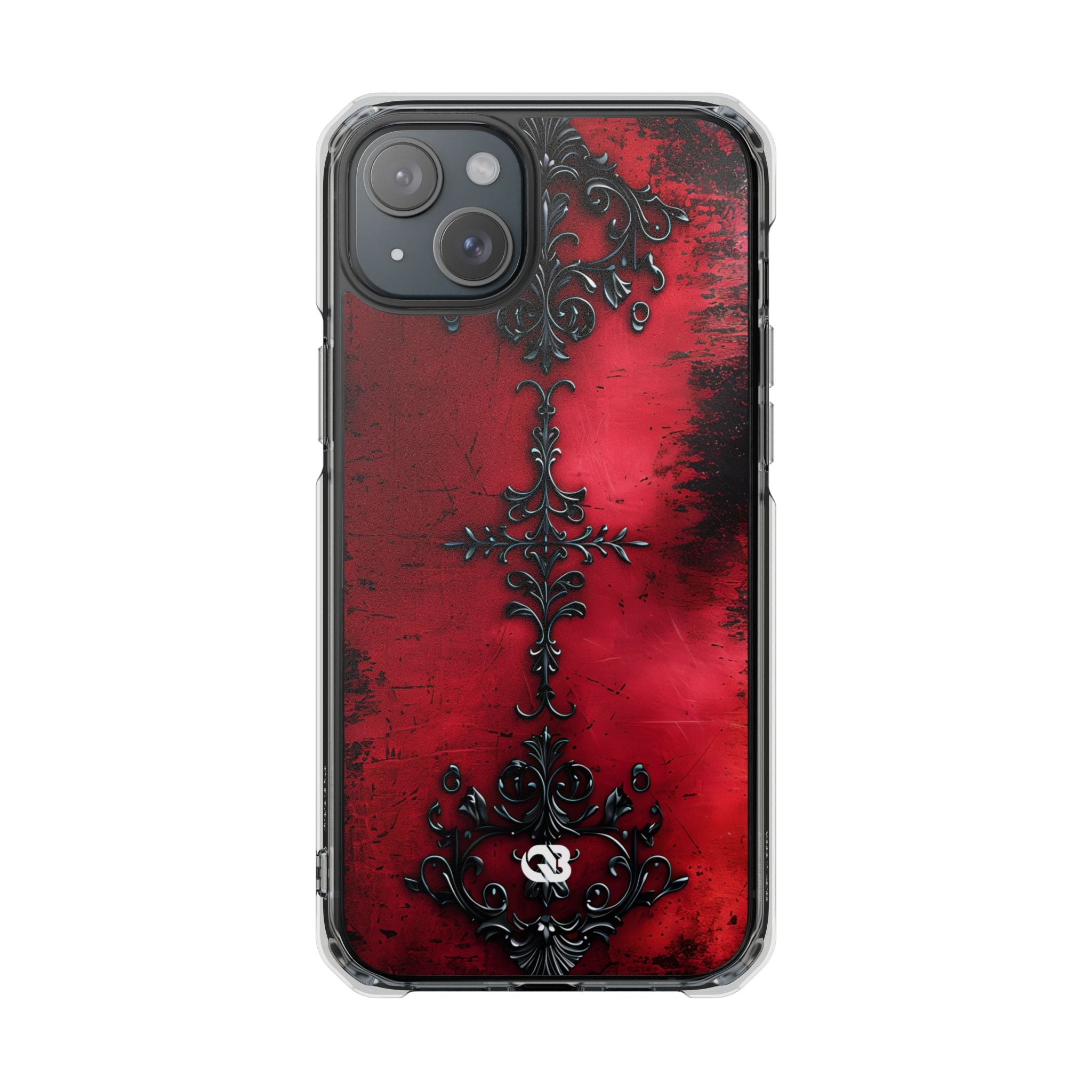Crimson Gothic Filigree · Impact Phone Case for iPhone · Magsafe