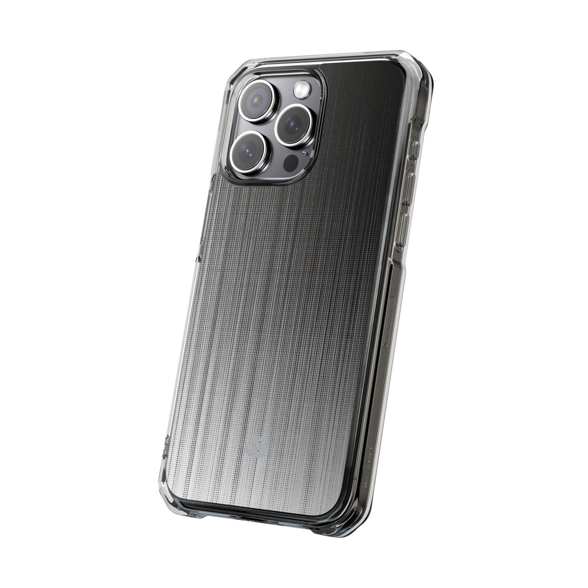 Grey Impact MagSafe Phone Case for iPhone - Static Vertical Dither