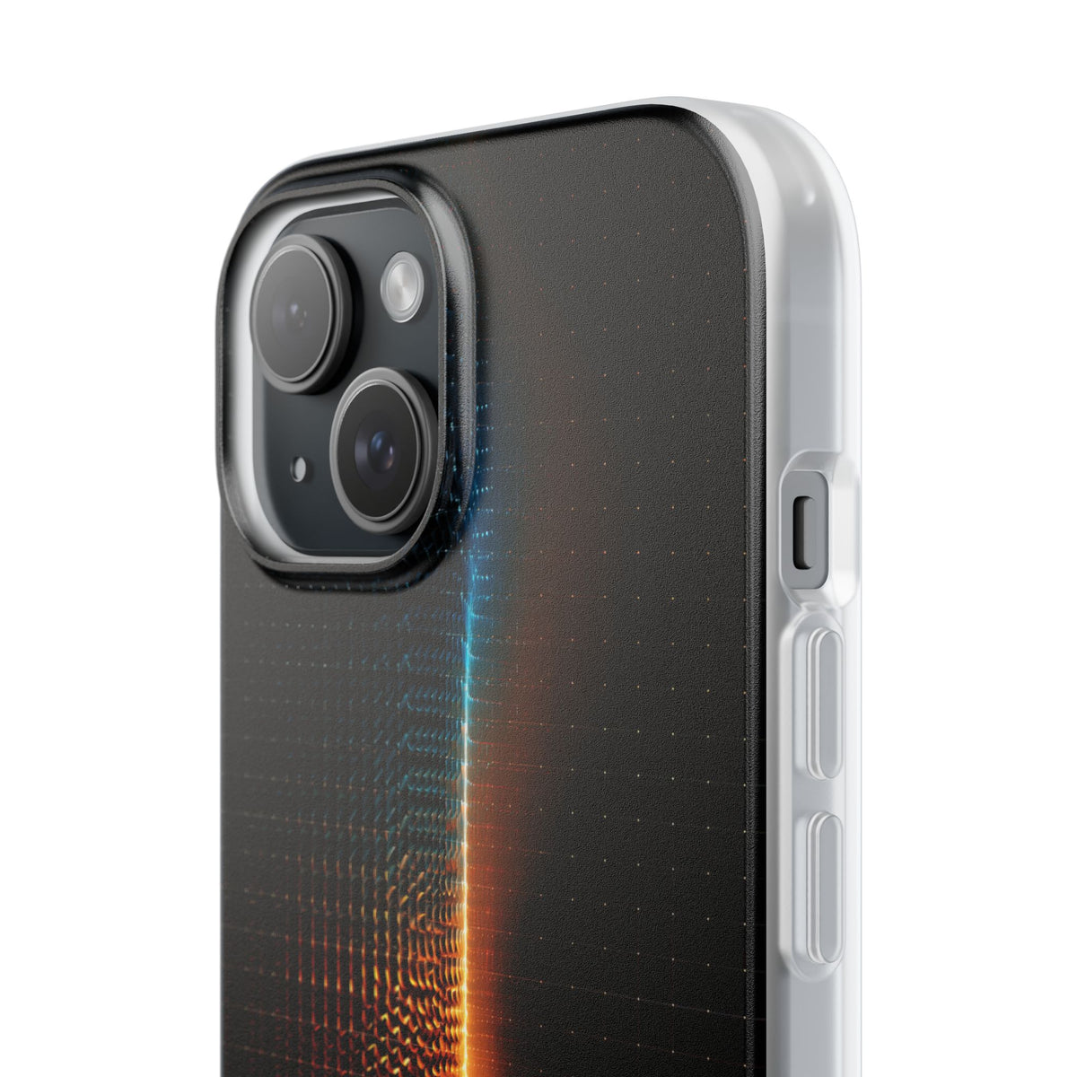 Luminous Refraction Grid · Lite Phone Case for iPhone · Black
