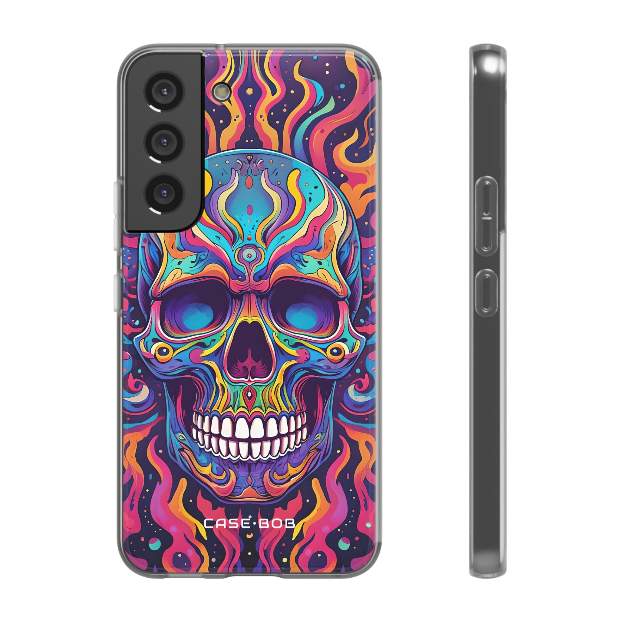 Flaming Skull Samsung S22 - Soft