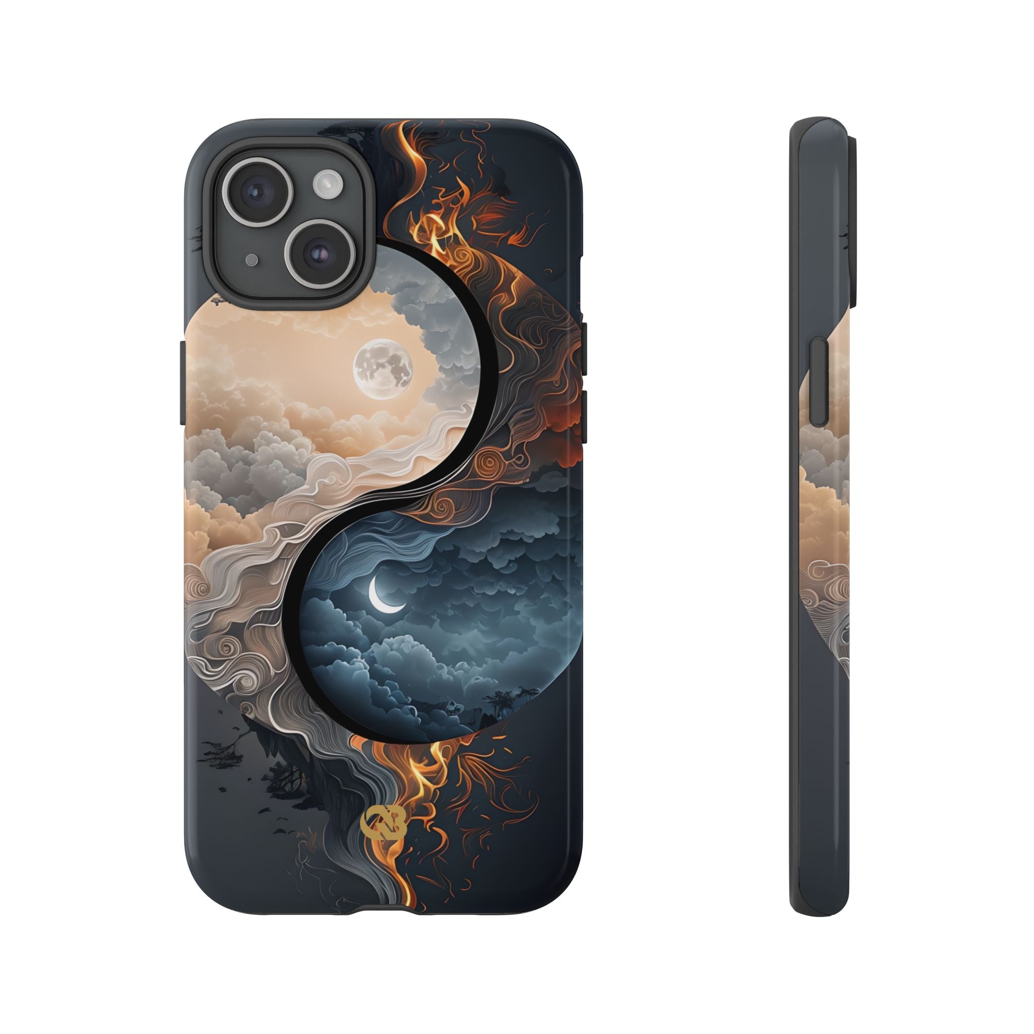 Lunar Fire Balance · Tough Fundas para teléfono para iPhone