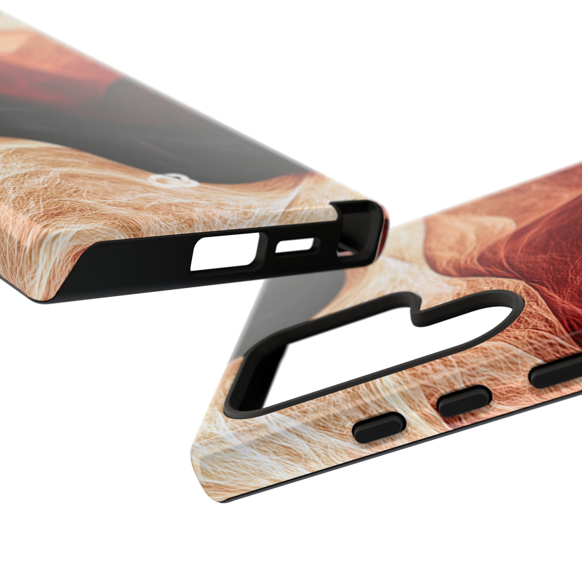 Ember Wave Dispersion · Tough Phone Case for Samsung · Red