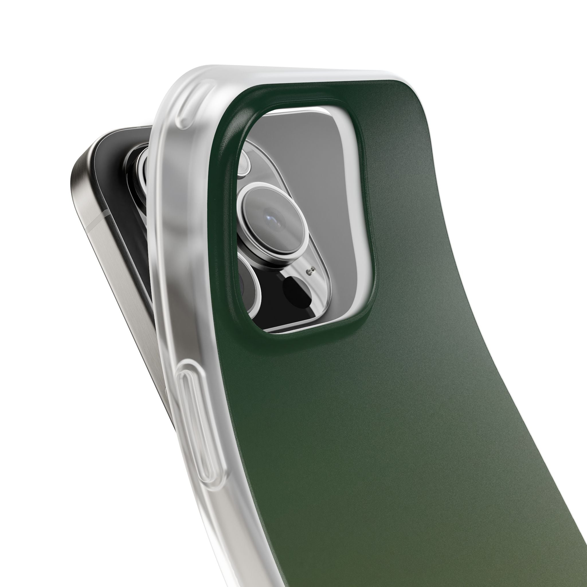 Green Lite Phone Case for iPhone - Shadow Moss Grain