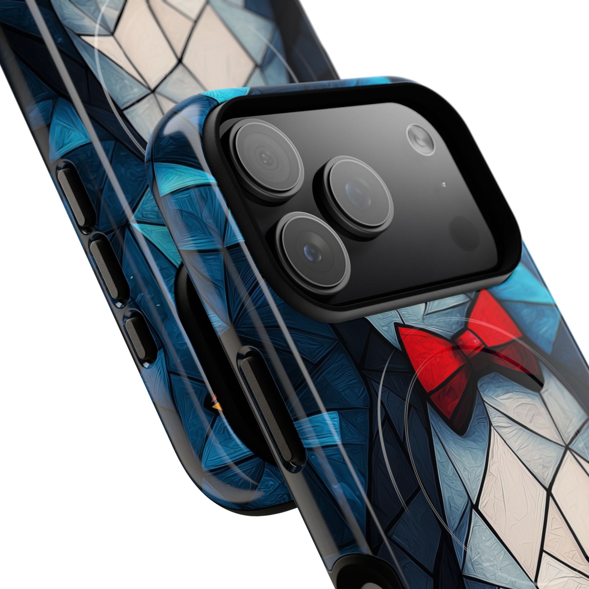 Mosaic Bowtie Penguin · Tough+ Phone Case for iPhone · Magsafe