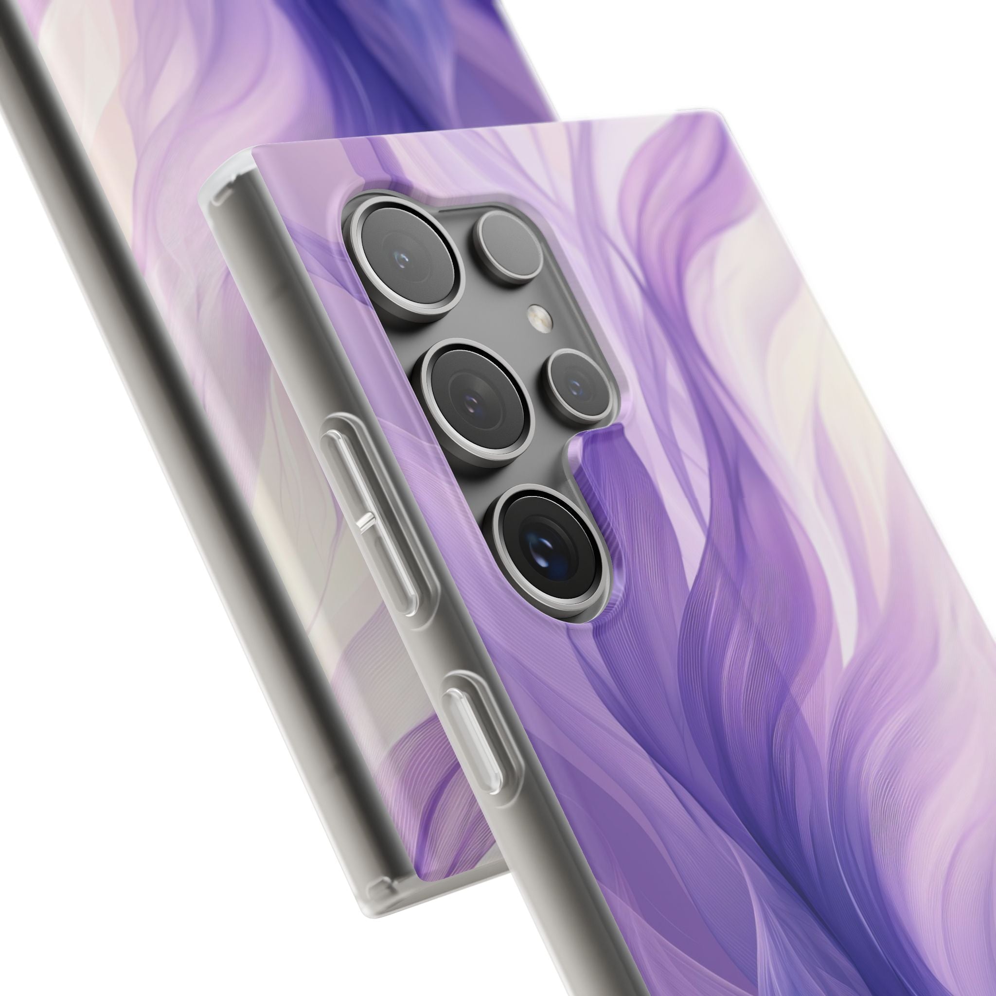 Amethyst Silk Waves · Soft Phone Case for Samsung