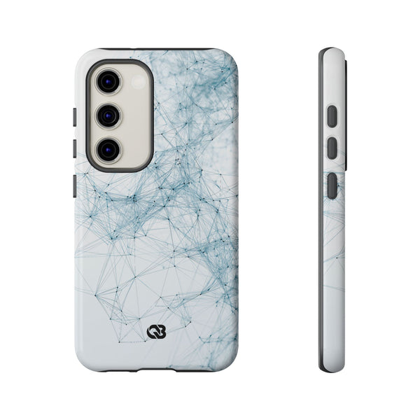 Neural Lattice · Tough Phone Case for Samsung · White