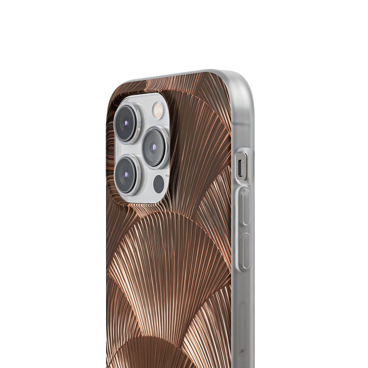 Rose Gilded Fan · Lite Phone Case for iPhone · Gold