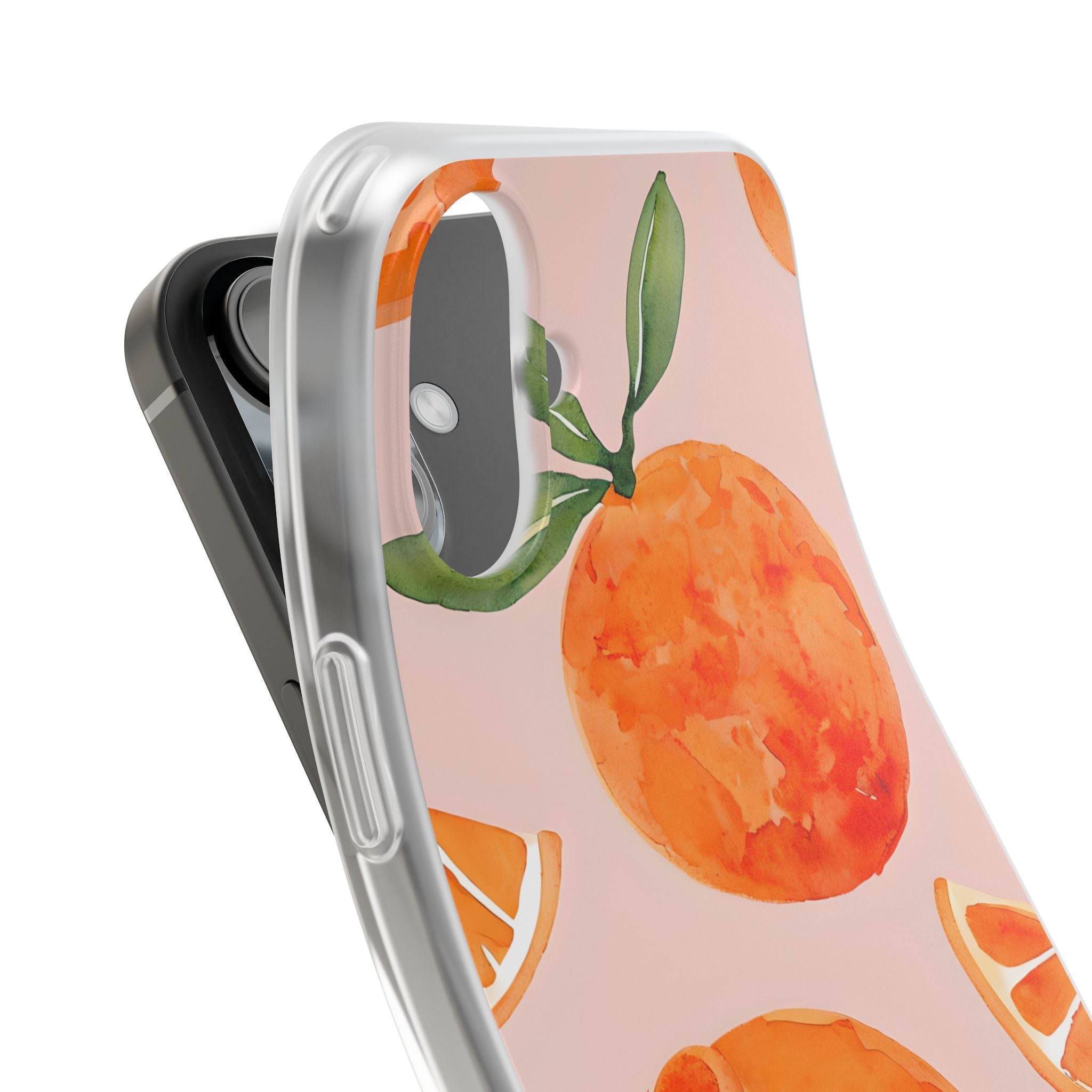 Sunkissed Orange Harvest · Soft Case na telefon dla iPhone