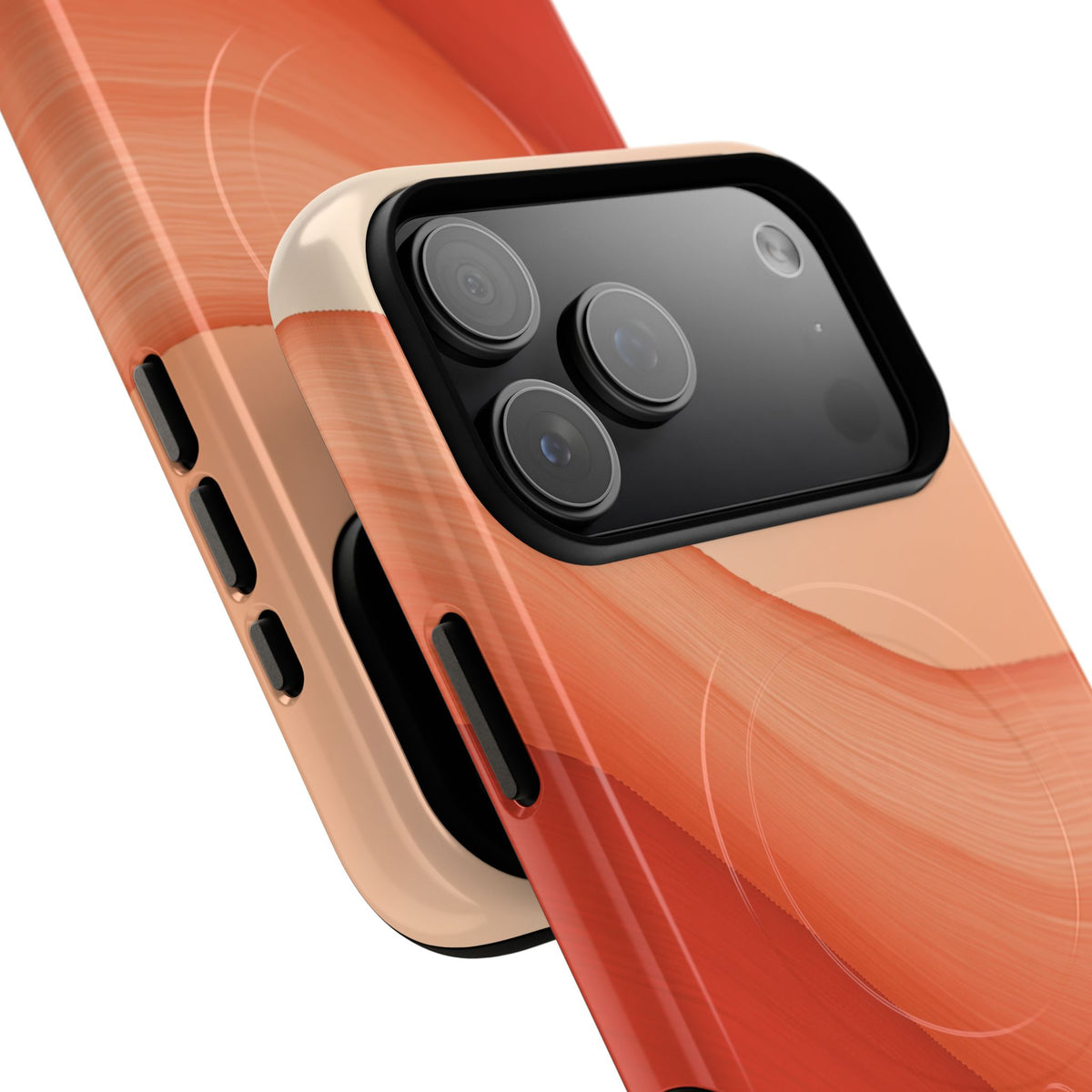 Terracotta Flow · Tough 2.0 Magnetic Phone Case for iPhone · Orange