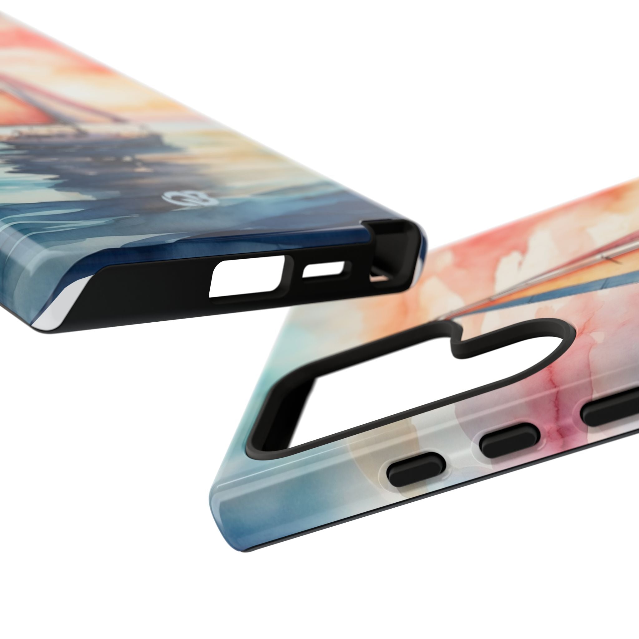 Crimson Horizon Sail · Tough Phone Case for Samsung