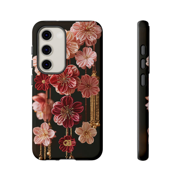 Silk Blossom Kanzashi · Tough Phone Case for Samsung · Pink