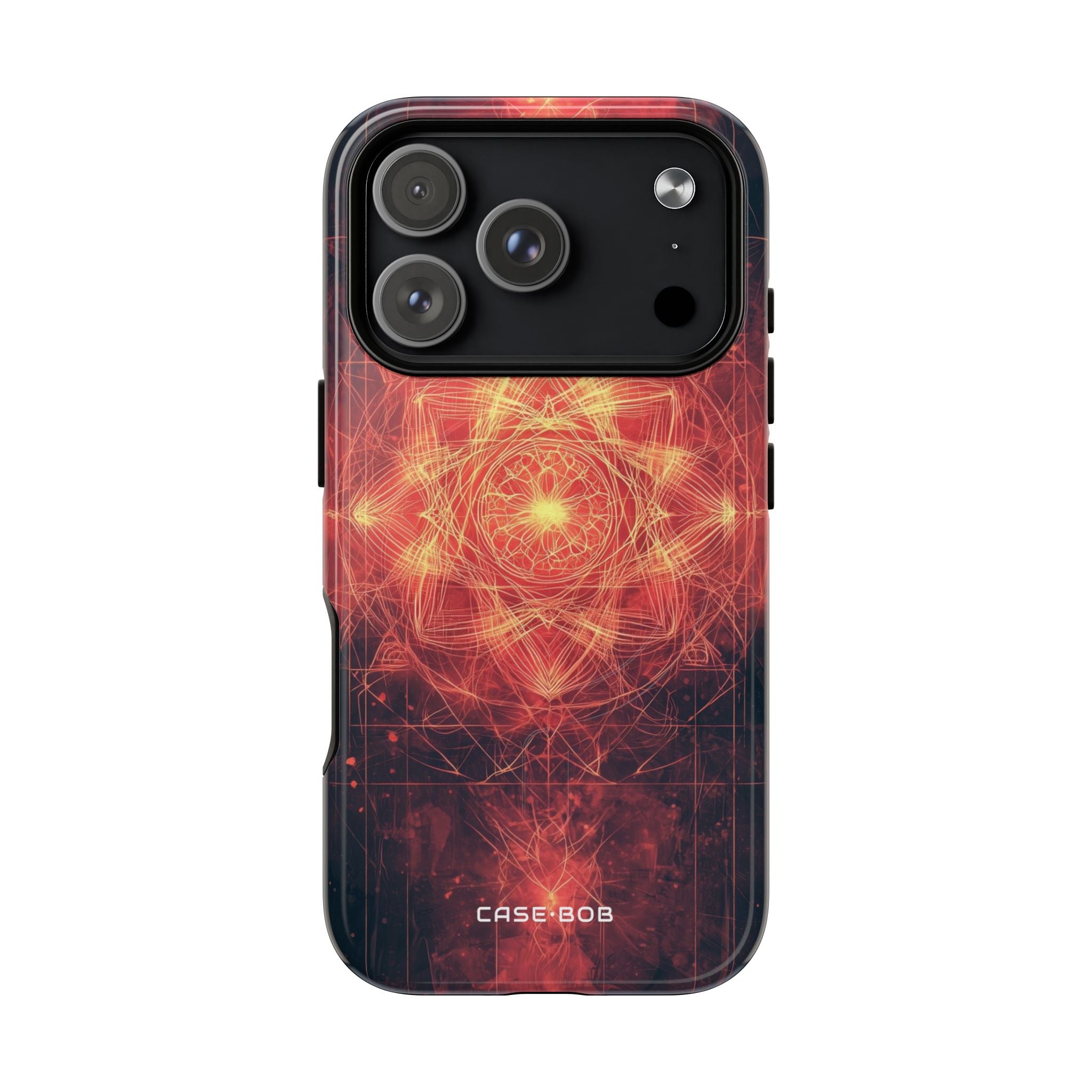Radiant Mandala iPhone 17 Pro Case - Tough+ - CASE•BOB