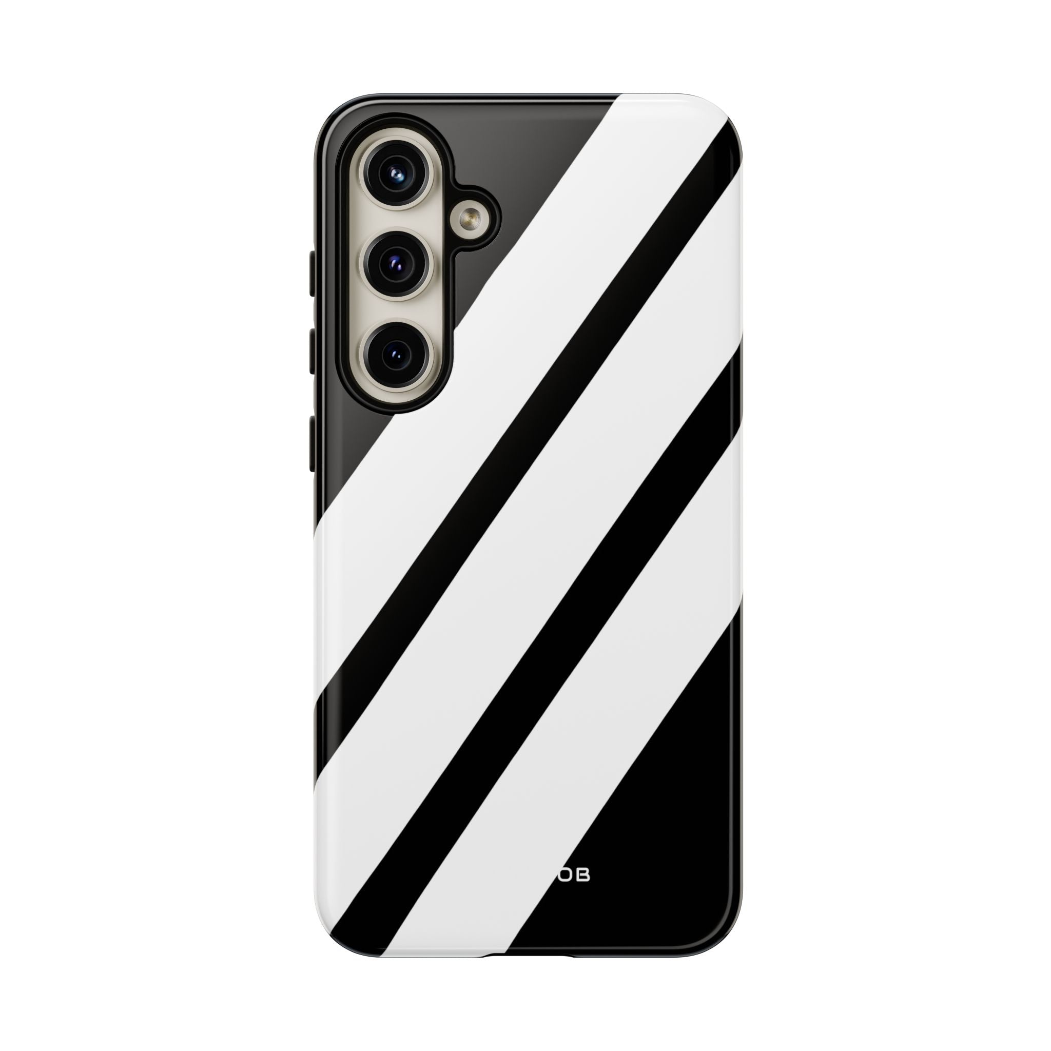 Diagonale Streifen Noir Samsung S24 Plus Case - Tough