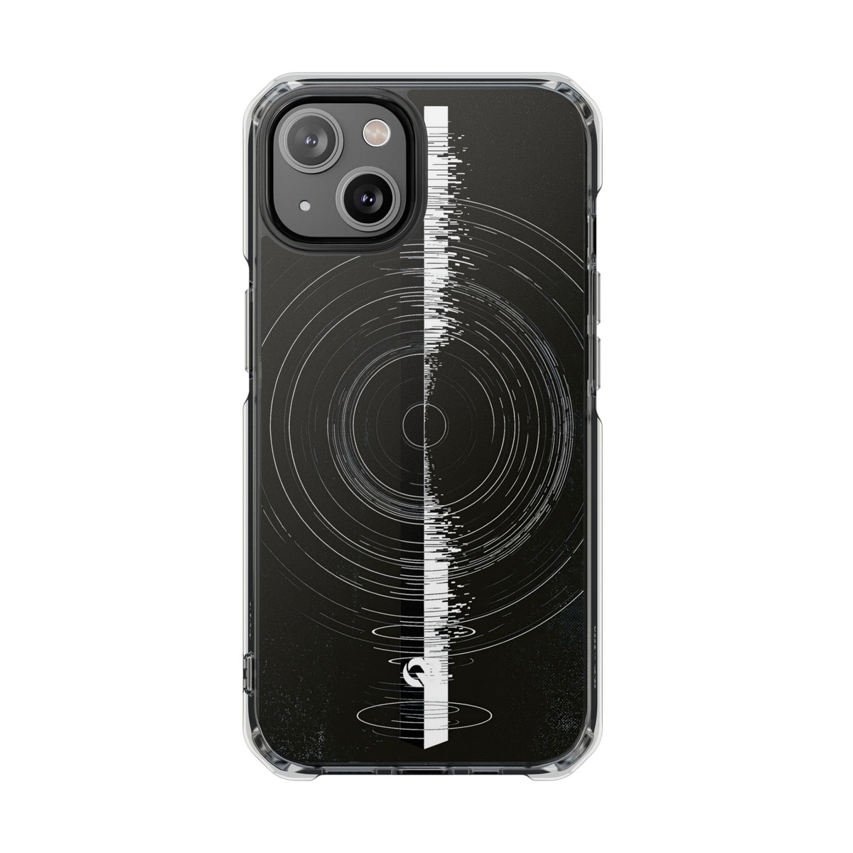 Black Impact MagSafe Phone Case for iPhone - Obsidian Orbital Signal