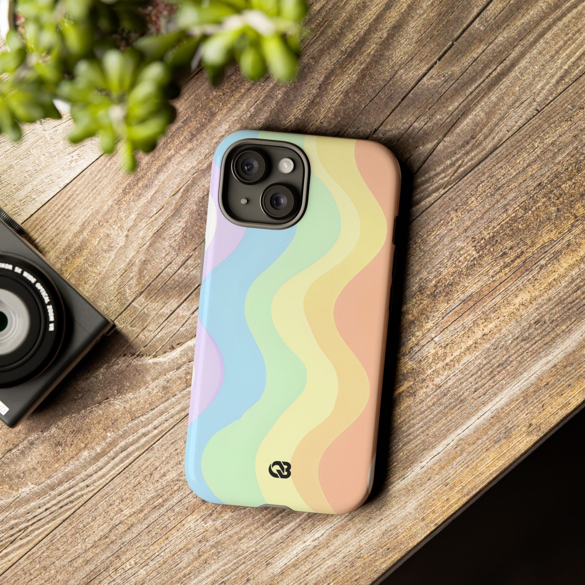 Pastel Ripple Flow · Tough Case na iPhone