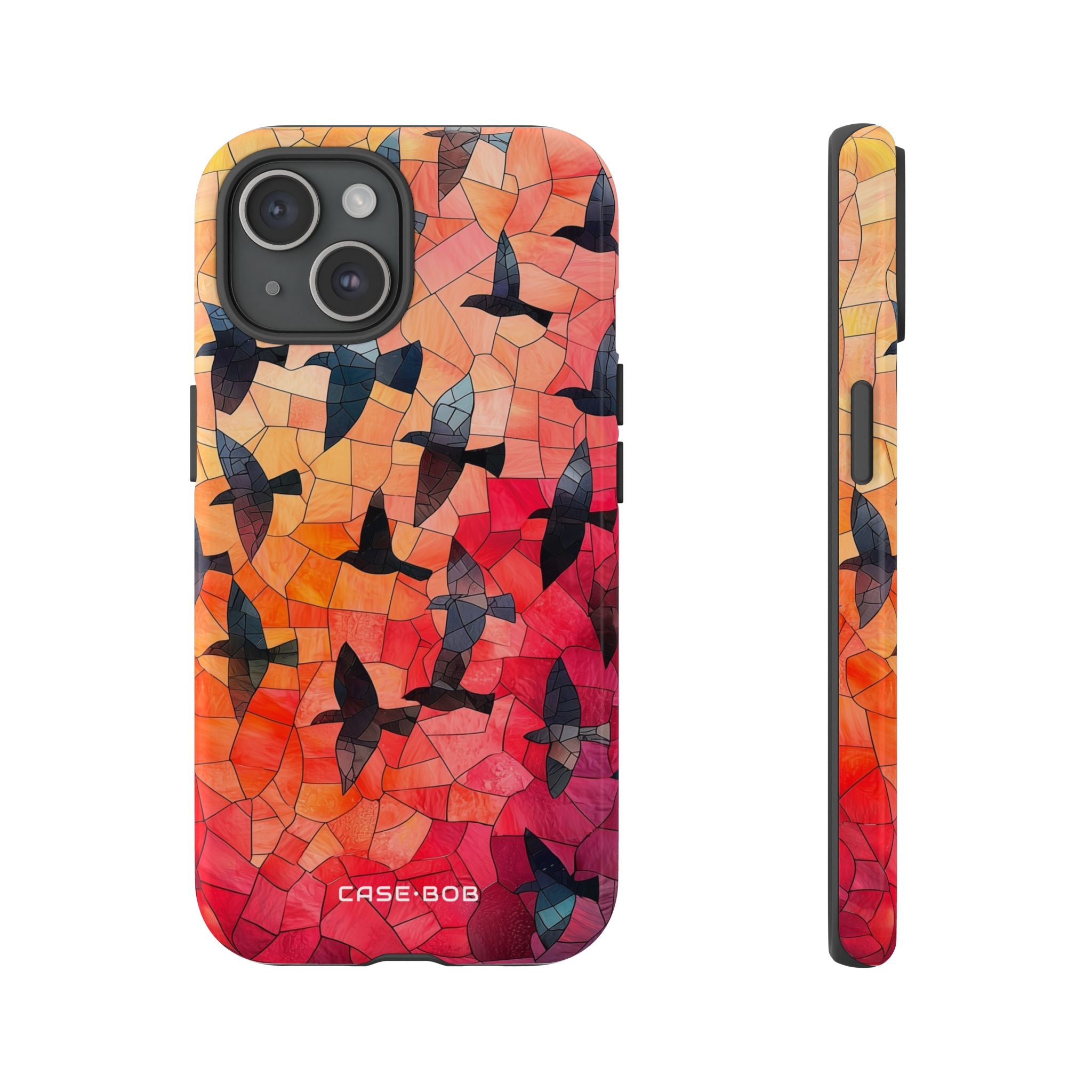 Blackbird Glow iPhone 15 Cover - Tough
