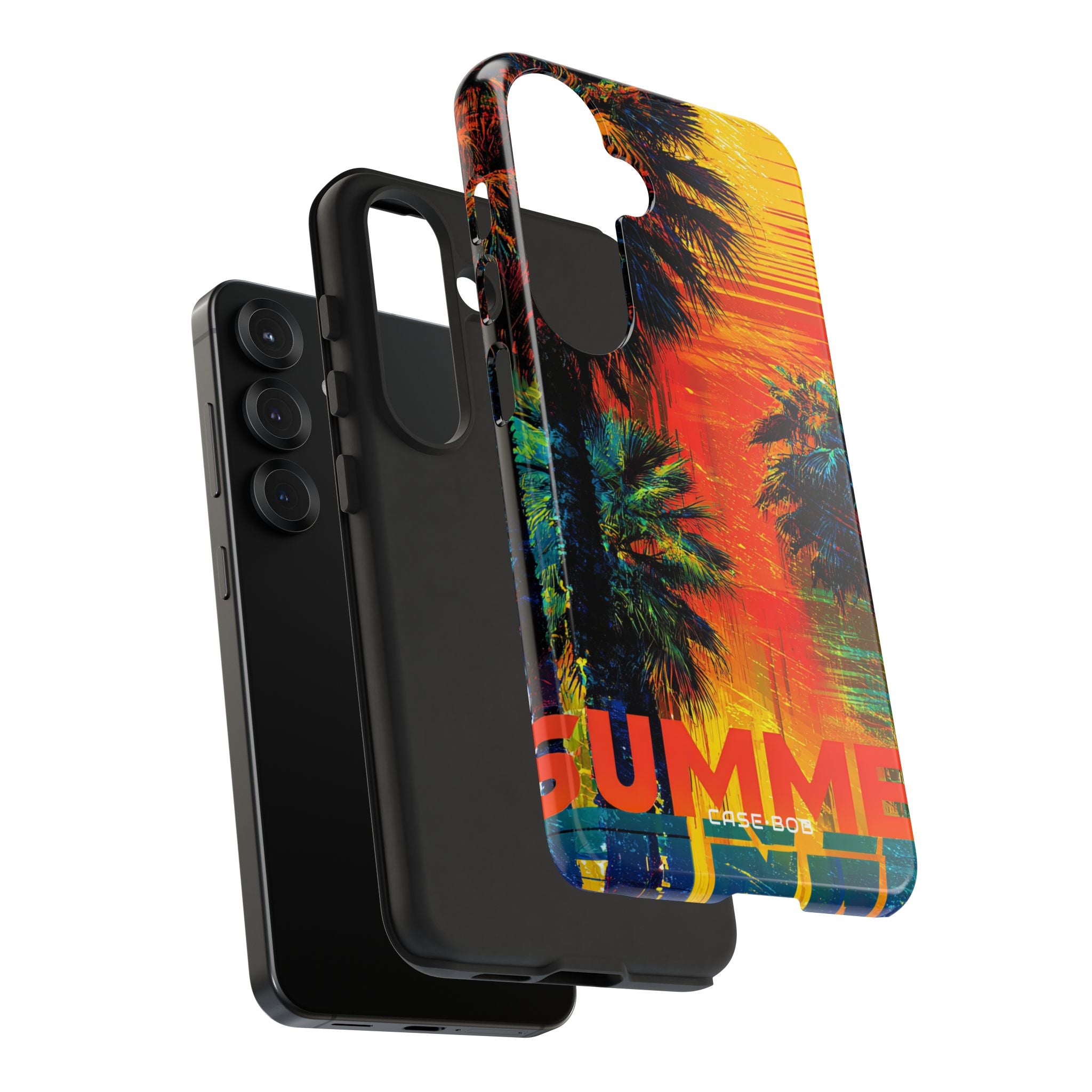 Tropical Sunburst Samsung S25 Case - Tough