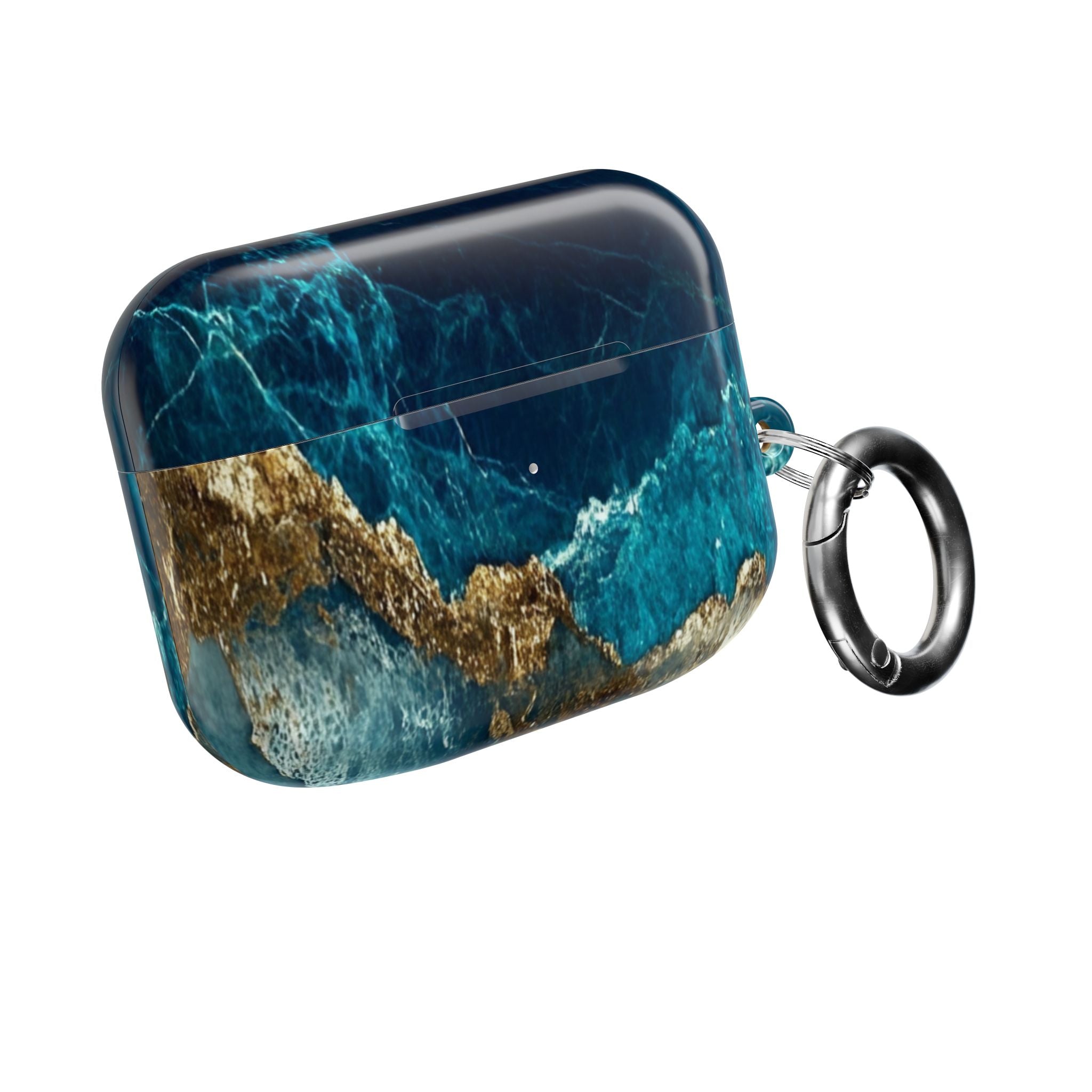 Golden Fracture Teal - AirPods Cover
